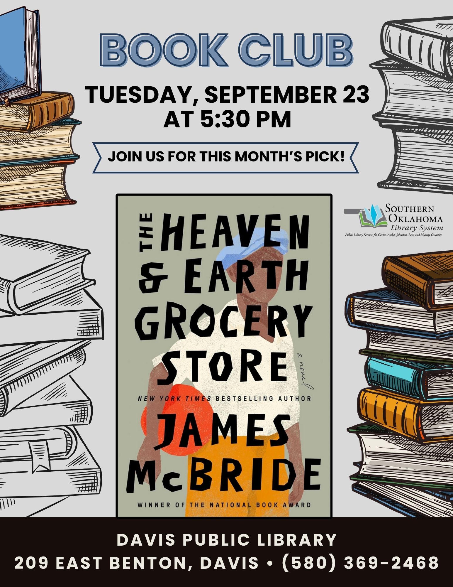 Book Club Heaven & Earth Grocery Store DPL Flyer 2025 Book Club Heaven & Earth Grocery Store DPL Flyer 2025