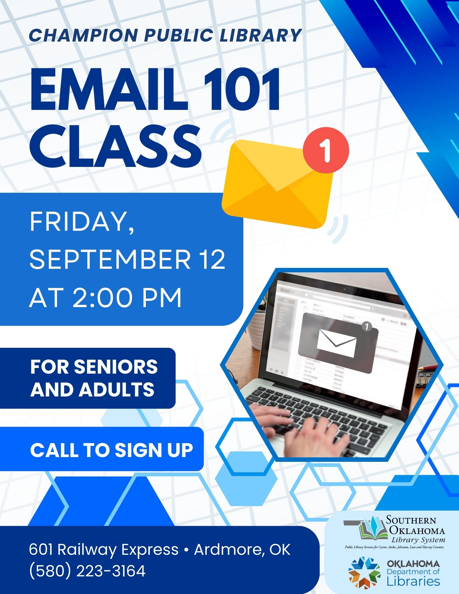 Email 101 Class CPL Flyer 2025 Email 101 Class CPL Flyer 2025