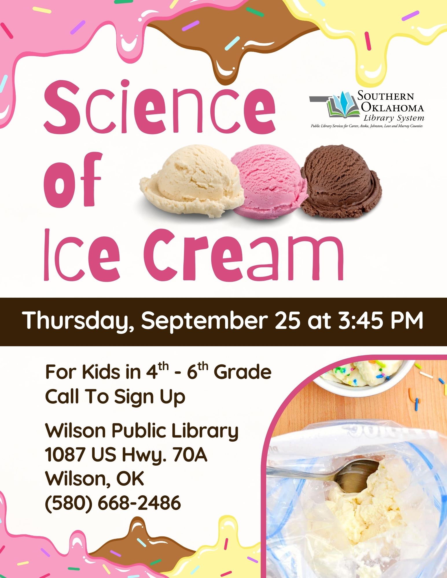Science of Ice Cream WPL Flyer SRP 2025 Science of Ice Cream WPL Flyer SRP 2025