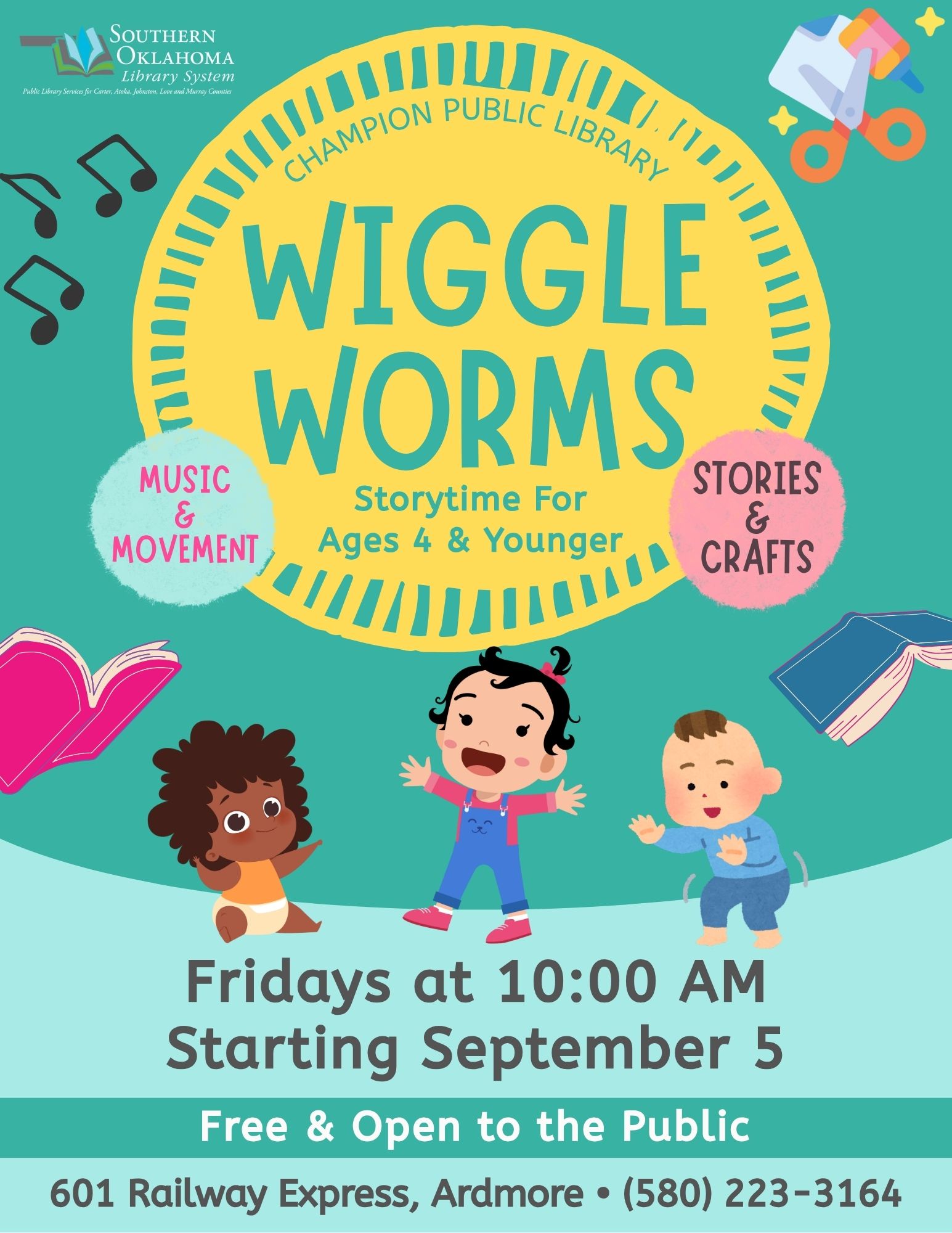 Wiggle Worms Storytime CPL Flyer 2025 Wiggle Worms Storytime CPL Flyer 2025