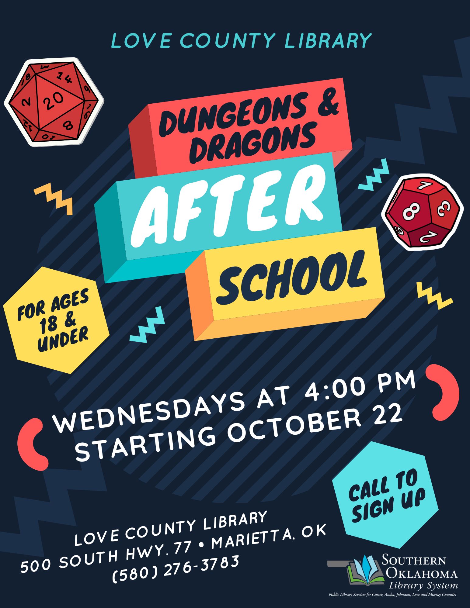 D&D Afterschool LCL Flyer 2025