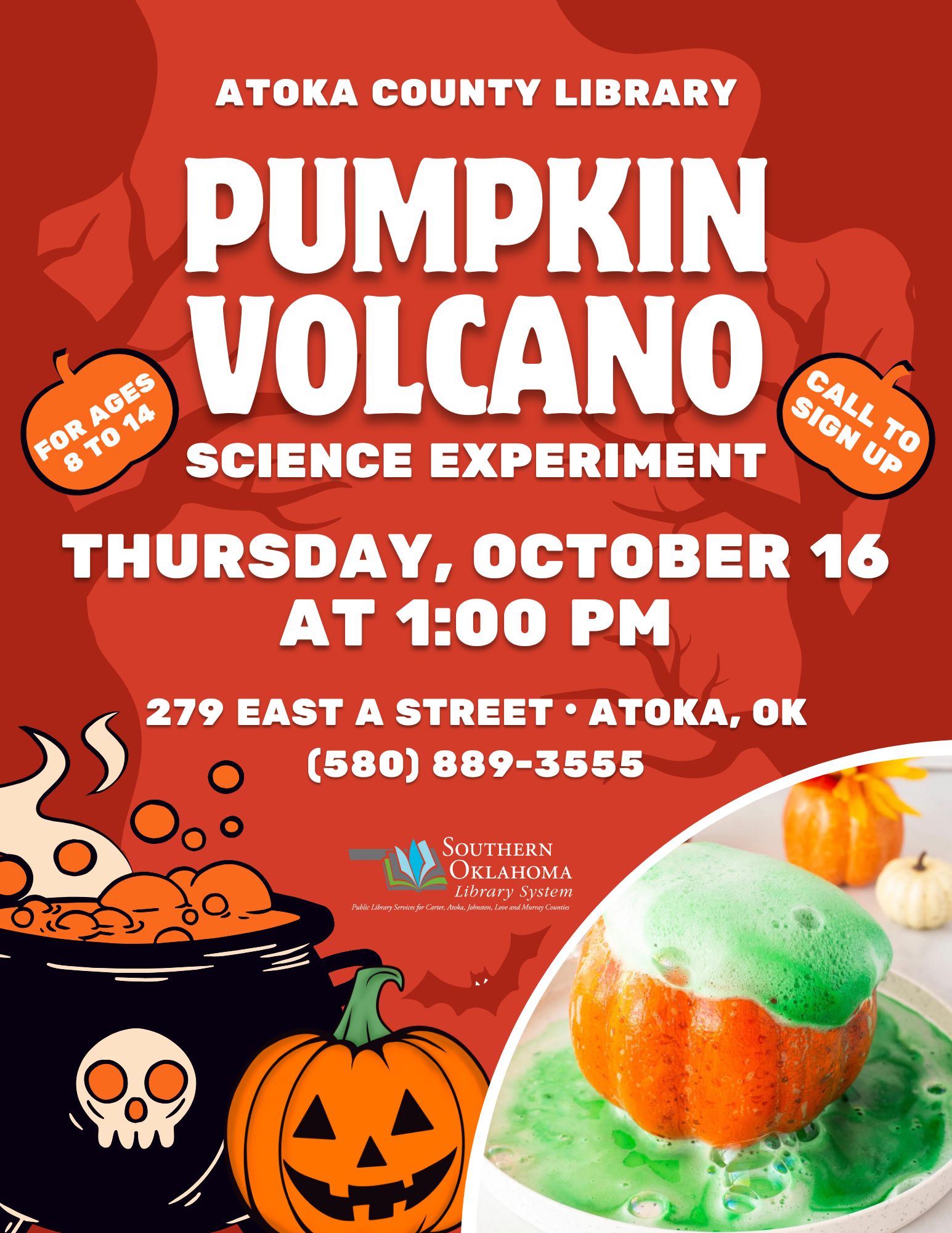 Pumpkin Volcano ACL Flyer 2025