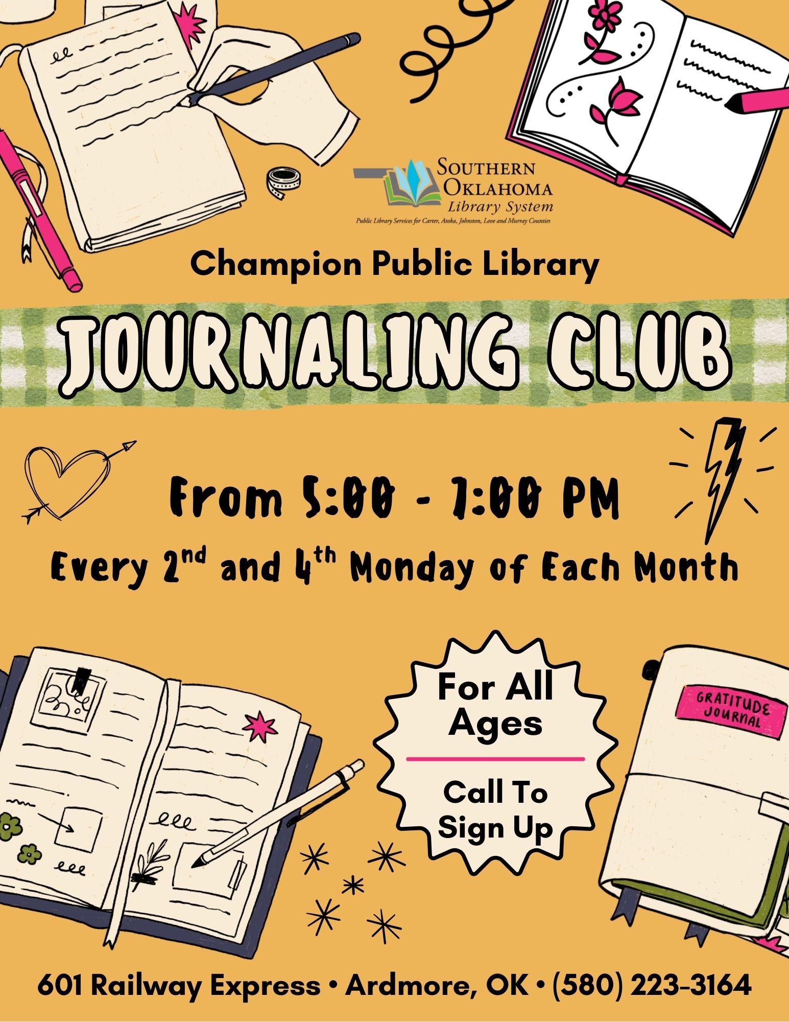 Updated Journaling Club CPL Flyer 2025