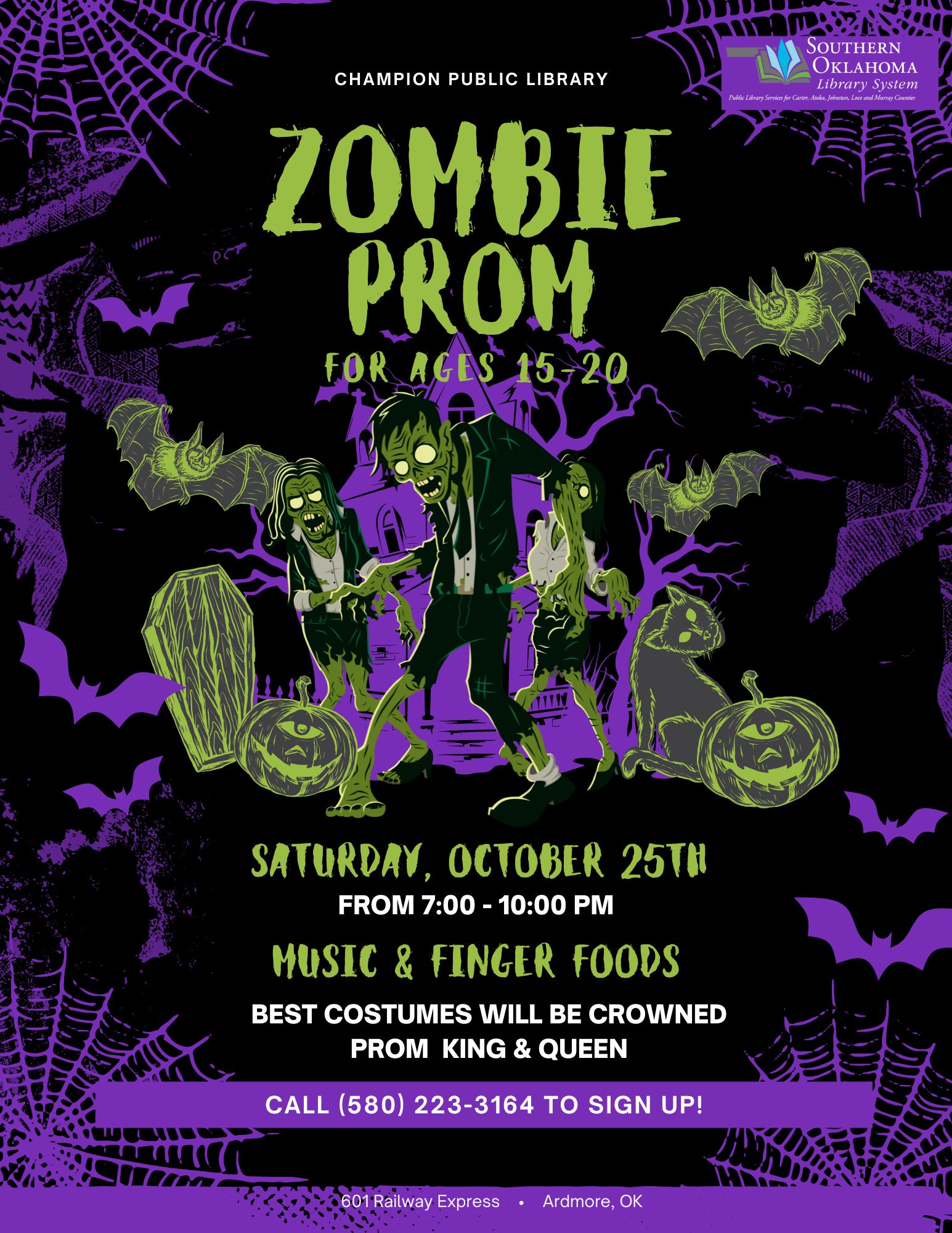 Zomibe Prom CPL 2025 PR Flyer