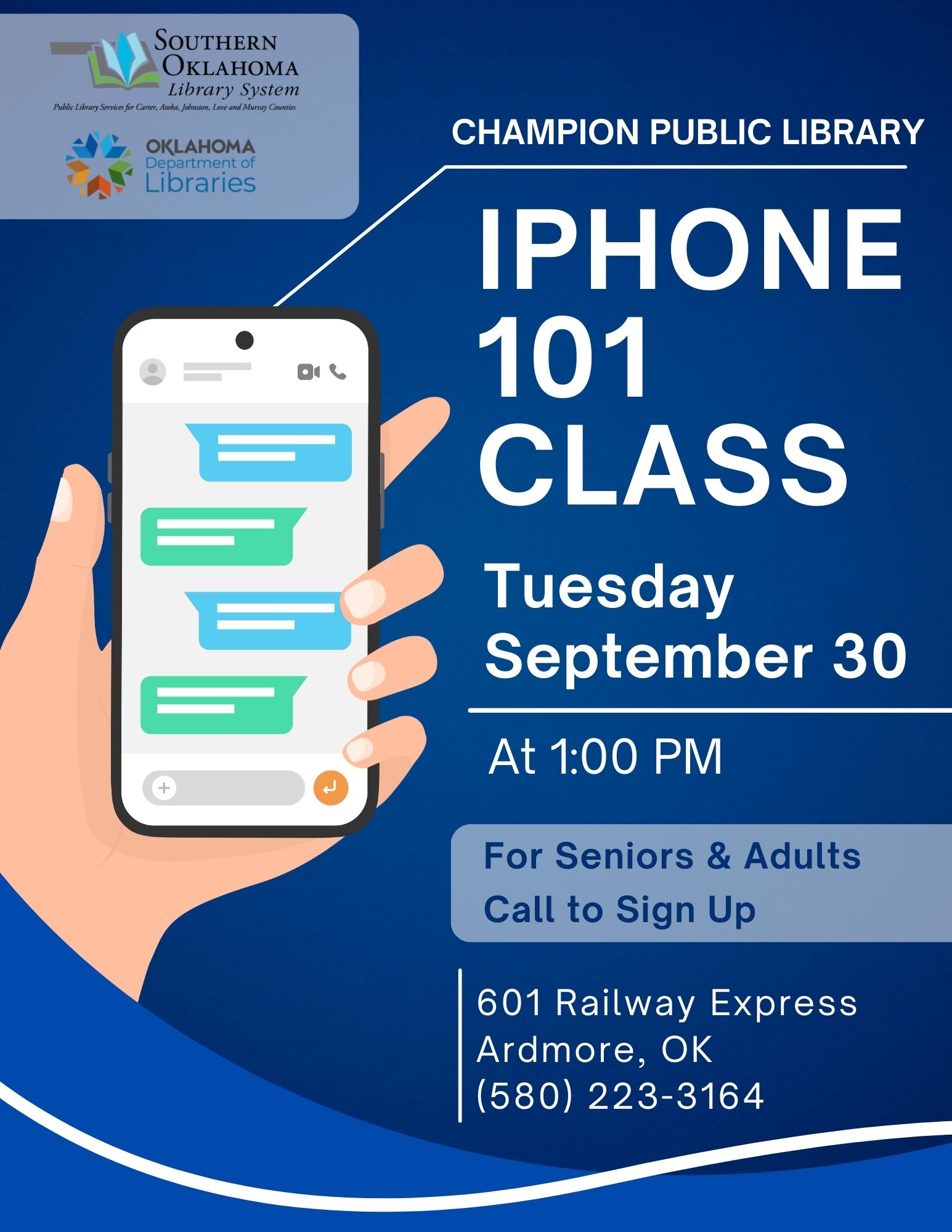 iPhone 101 CPL Flyer 2025