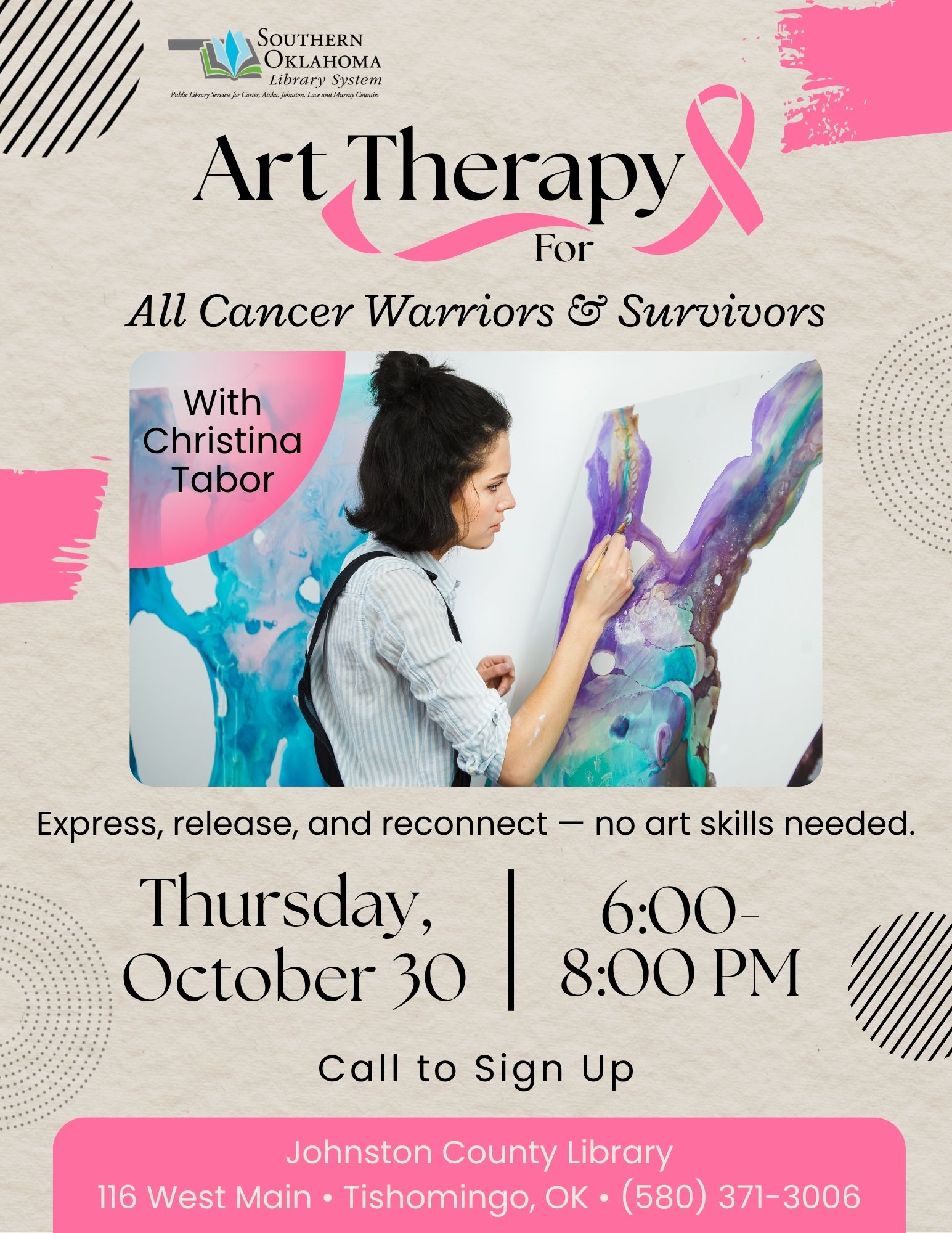 Art Therapy JCL Flyer 2025