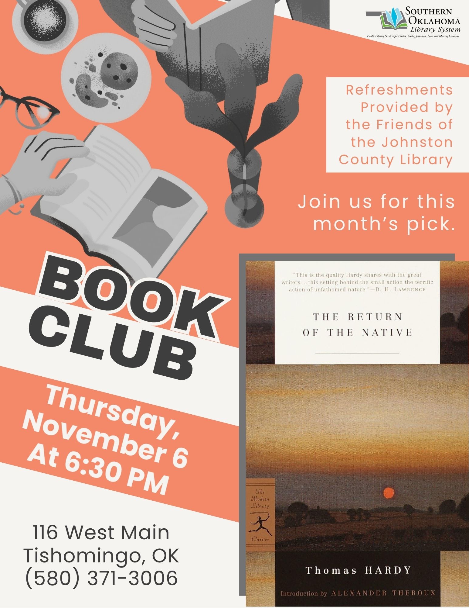 Book Club The Return of the Native JCL Flyer 2025