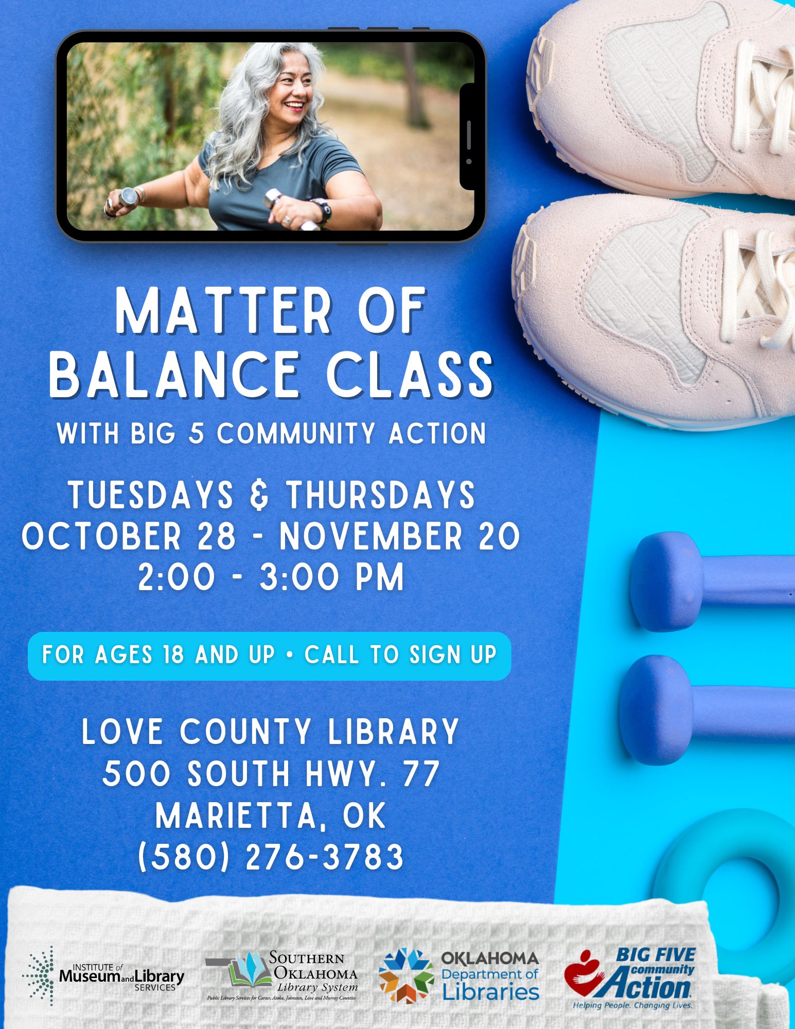 Matter of Balance Class LCL Flyer 2025 Matter of Balance Class LCL Flyer 2025