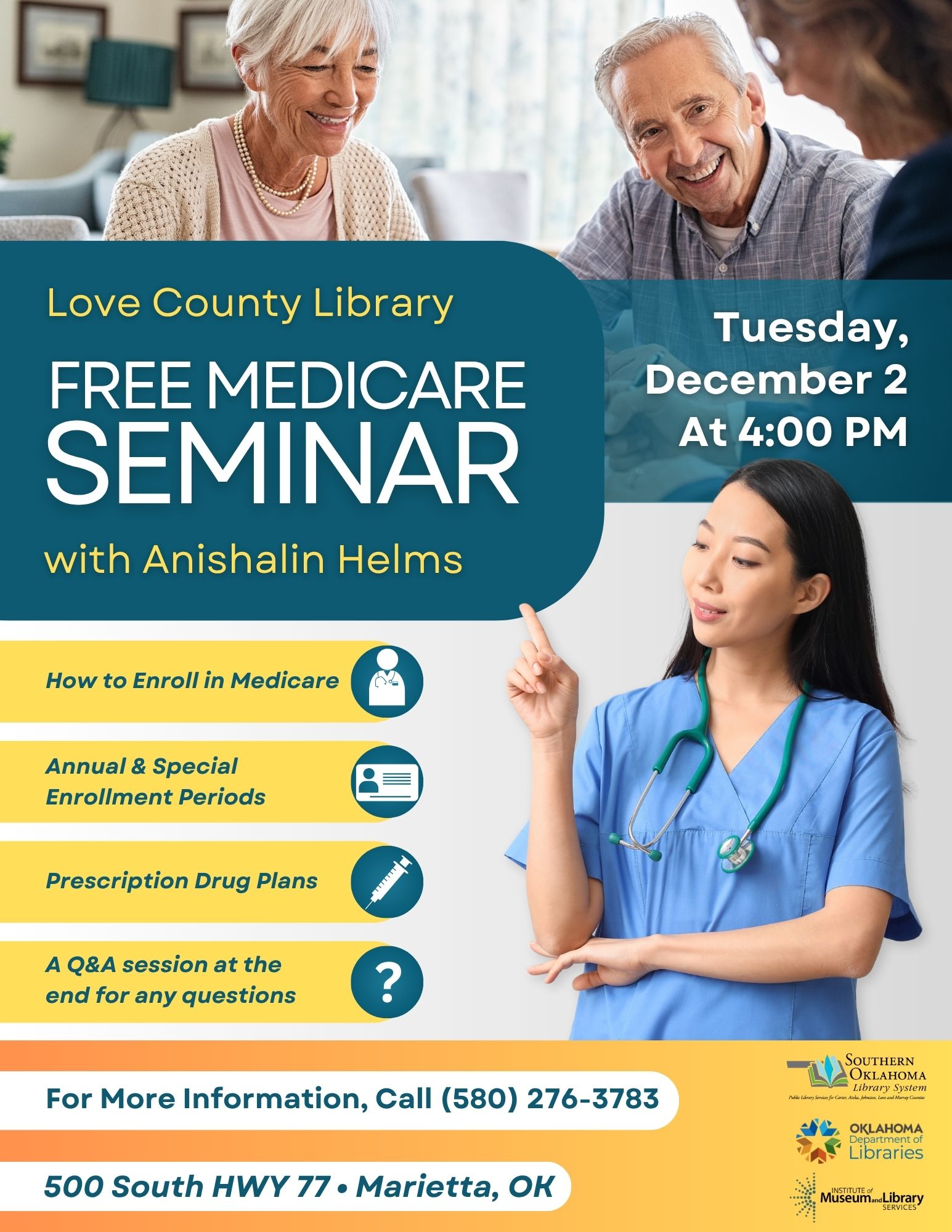 Medicare Seminar LCL Flyer DEC 2025 Medicare Seminar LCL Flyer DEC 2025
