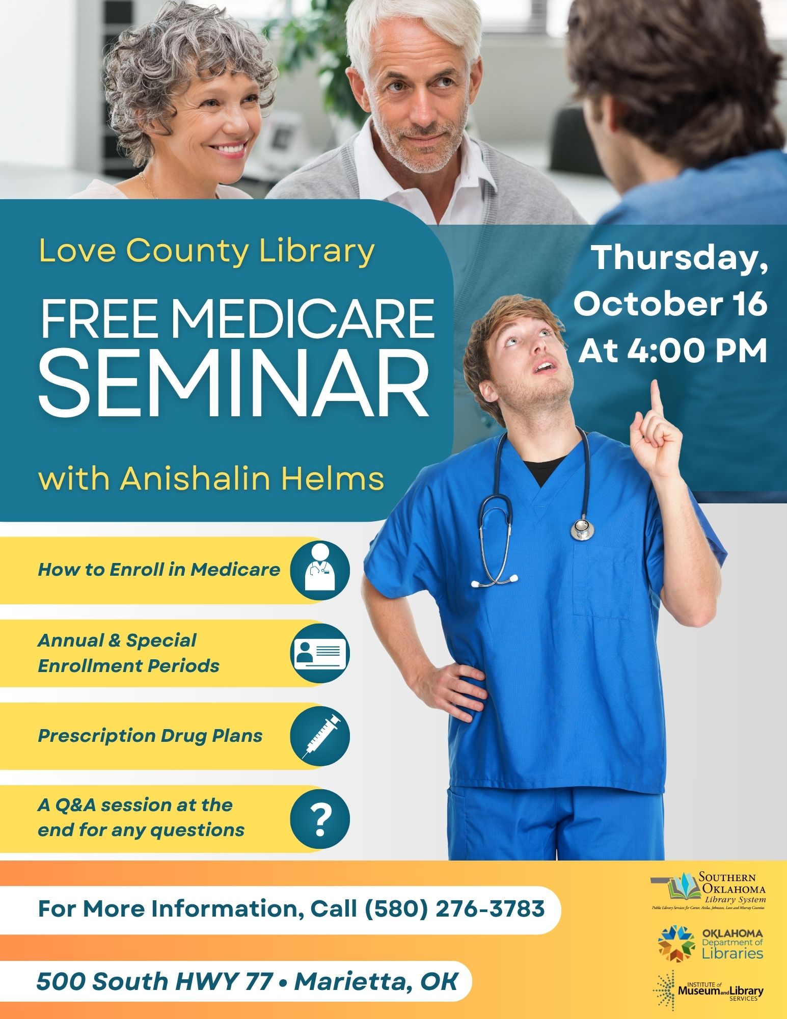 Medicare Seminar LCL Flyer OCT 2025