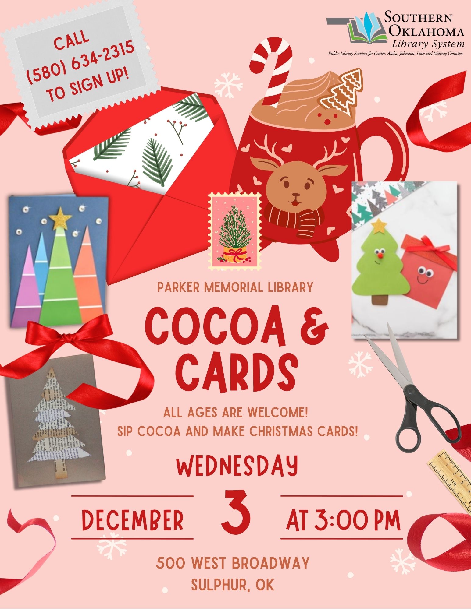 Cocoa and Cards PML Flyer PR