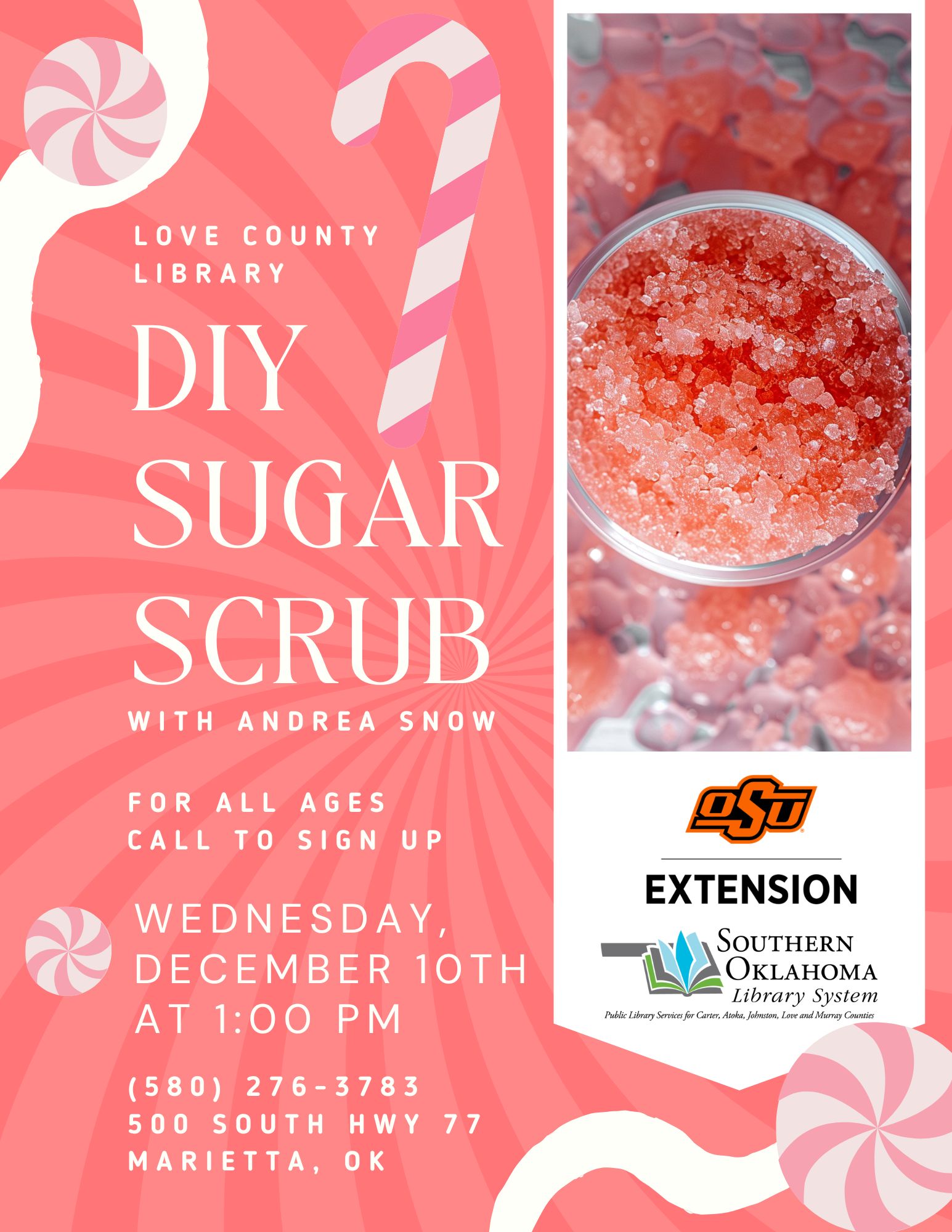 Diy Sugar Scrub LCL 2025 pr Flyer