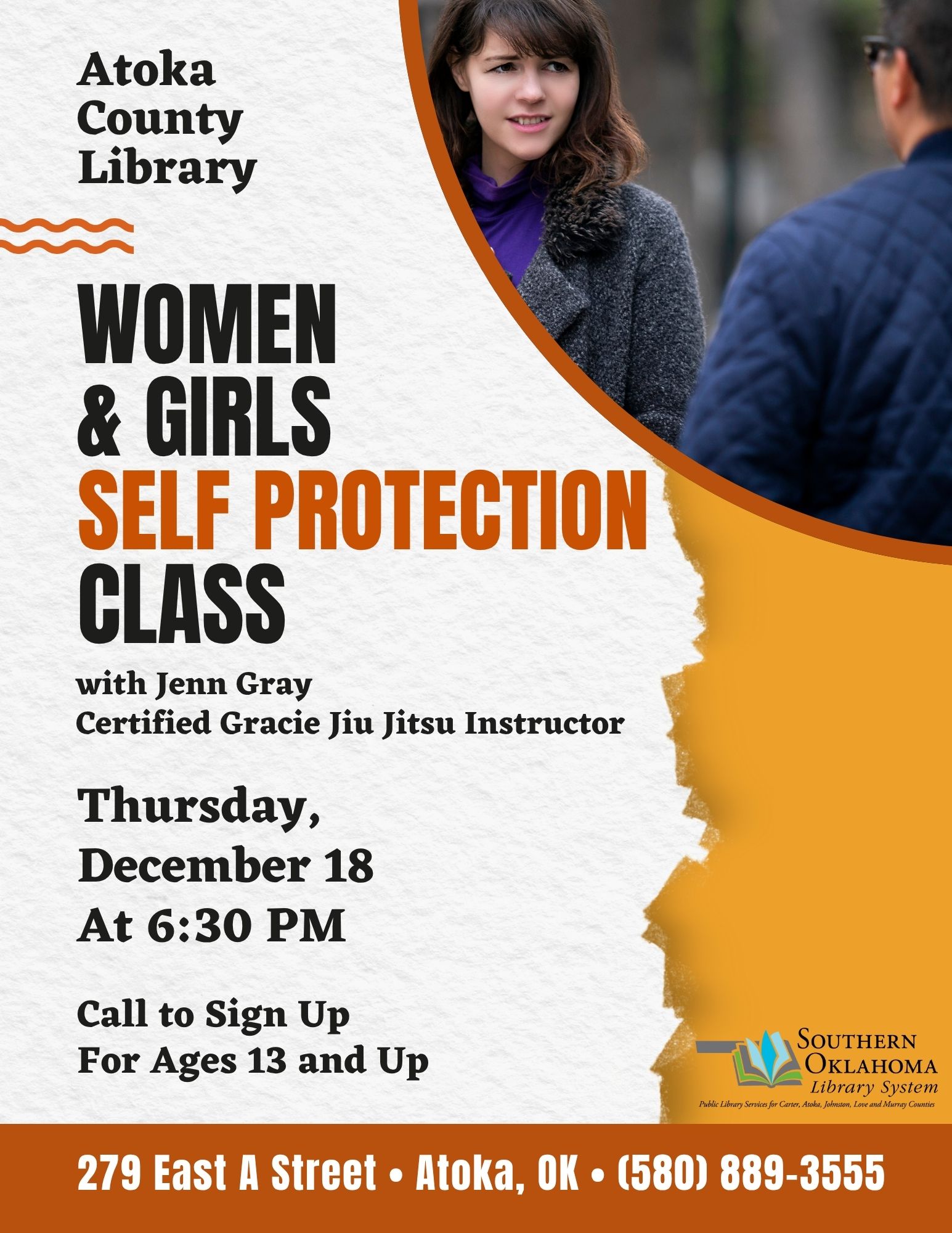 Self Protection Class ACL Flyer 2025