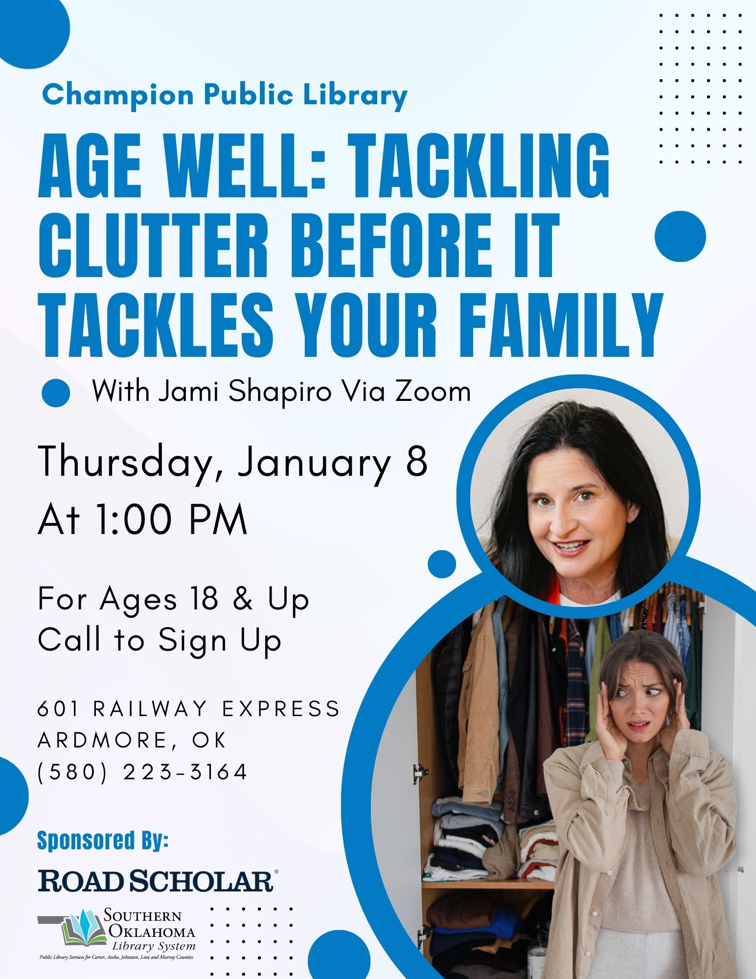Age Well Tackling Clutter CPL Flyer 2026