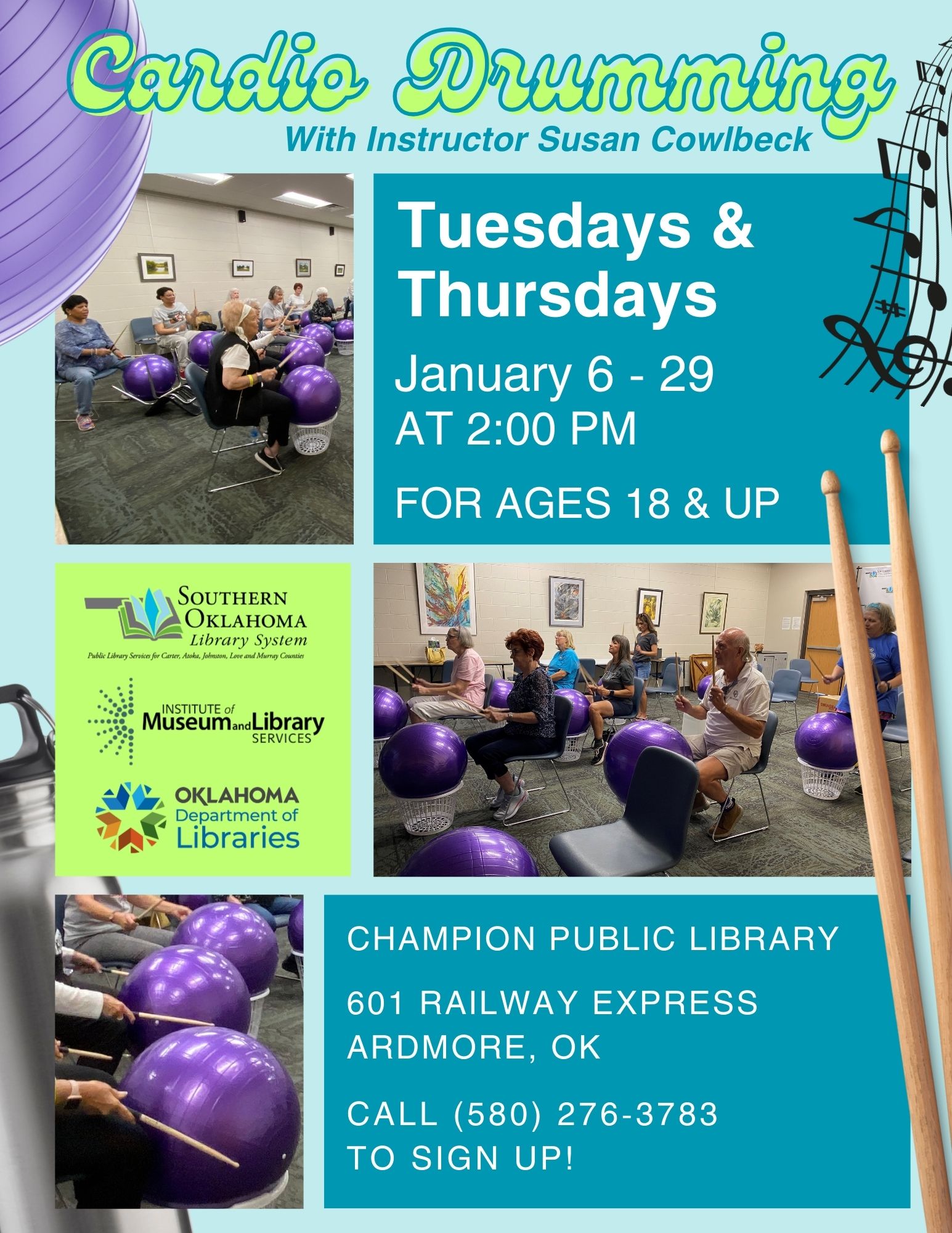 Cardio Drumming CPL Flyer Jan 2026