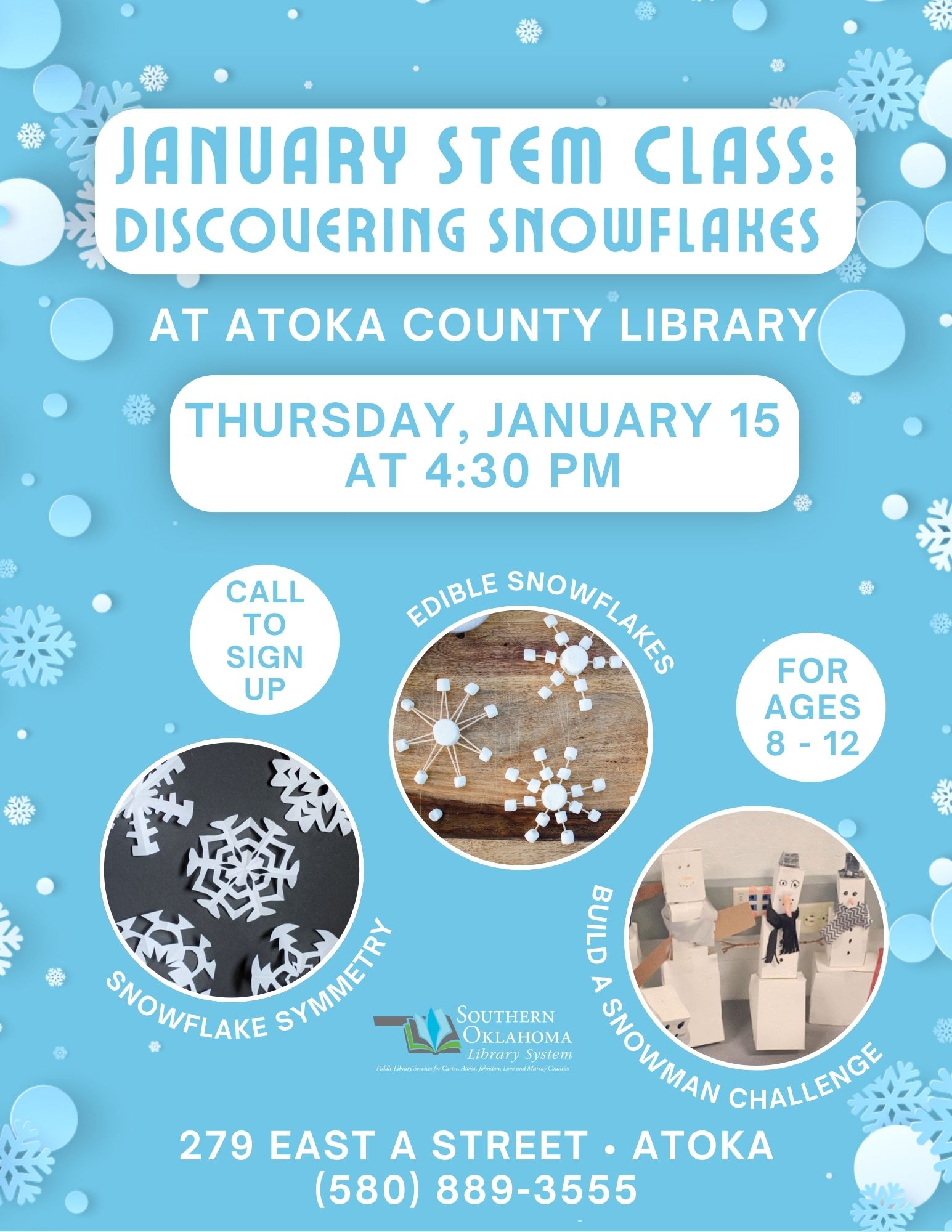 January Stem Class ACL Flyer 2026