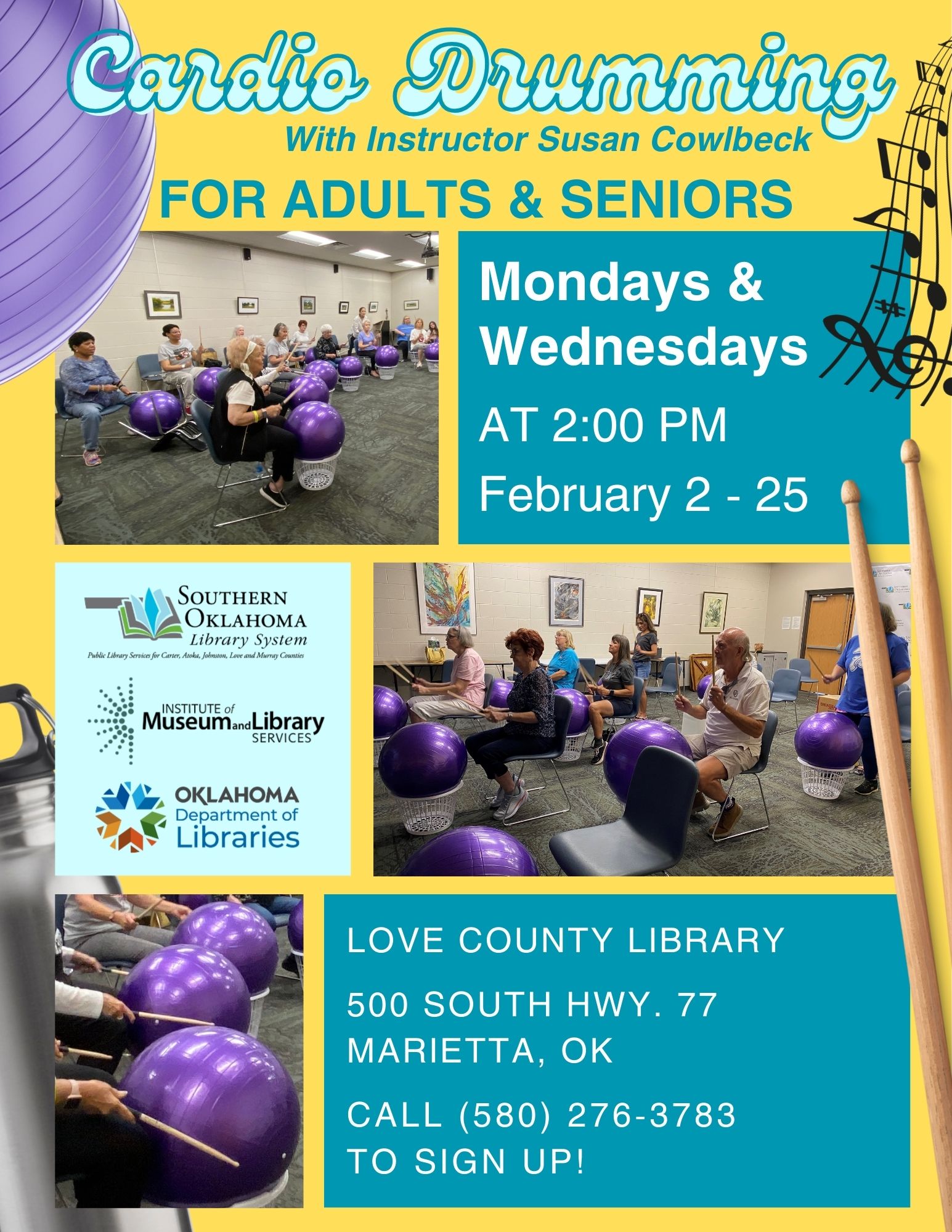 Cardio Drumming LCL Flyer FEB PR 2026