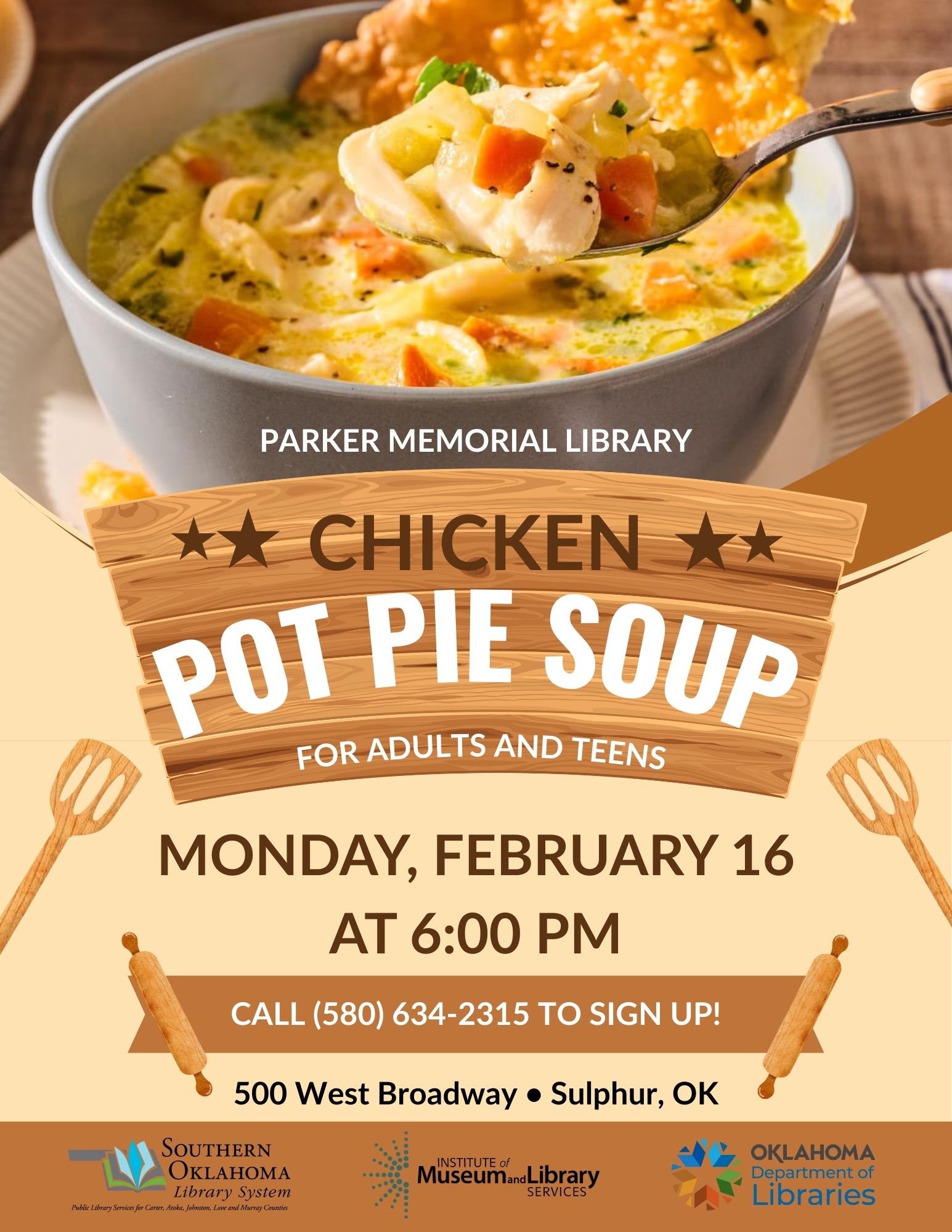 Chicken Pot pie Soup PML PR Flyer