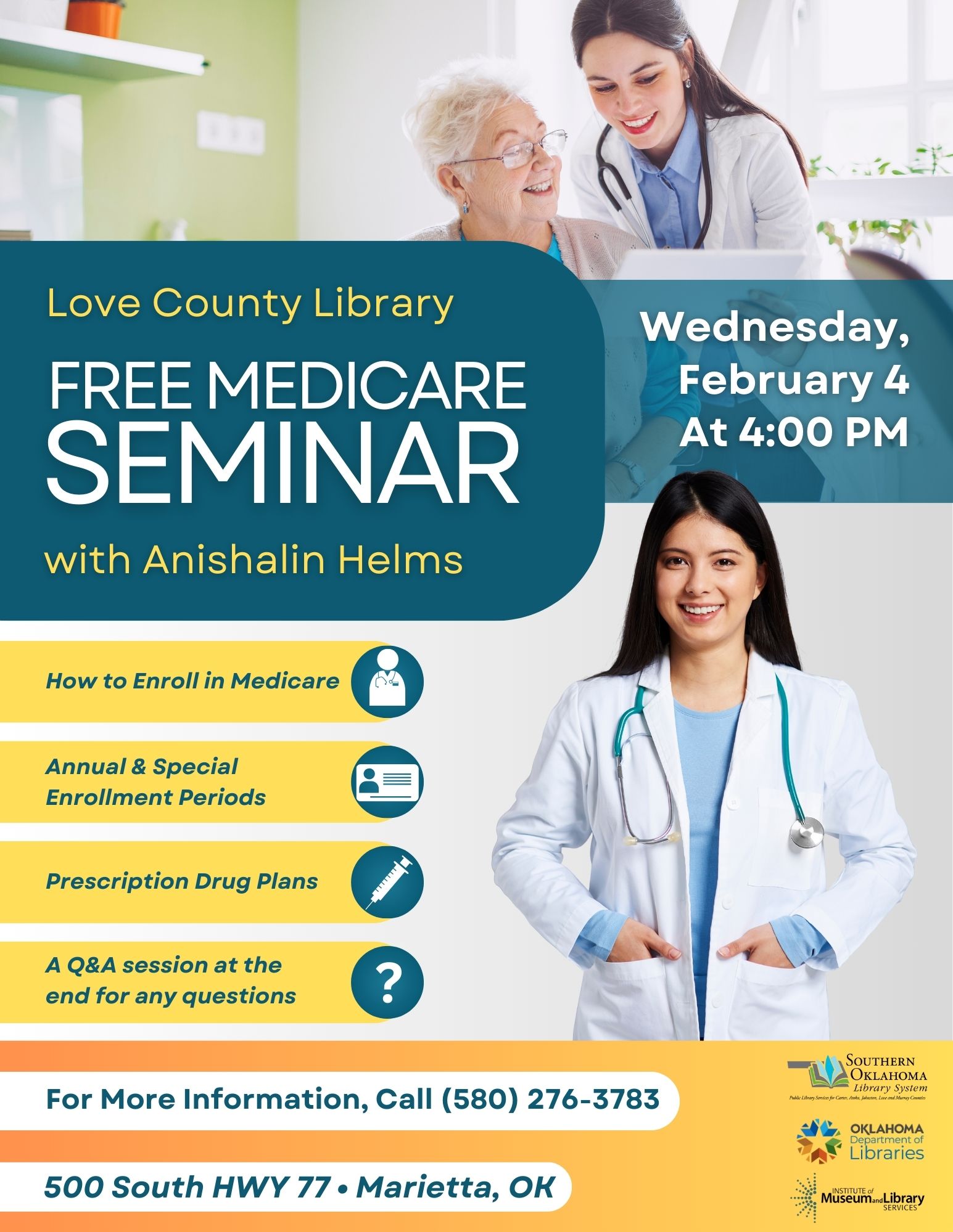Medicare Seminar LCL Flyer FEB 2026