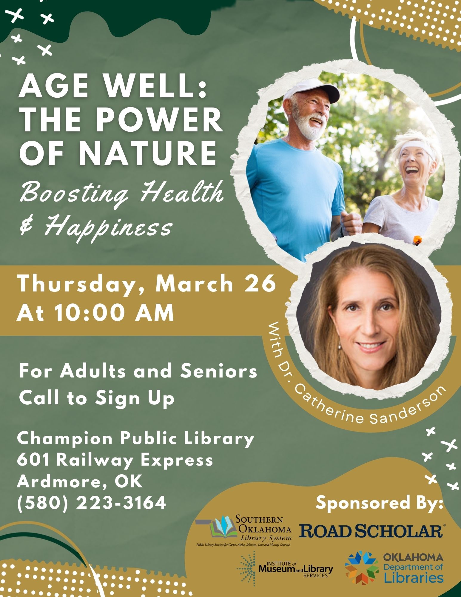Age Well The Power of Nature CPL Flyer 2026