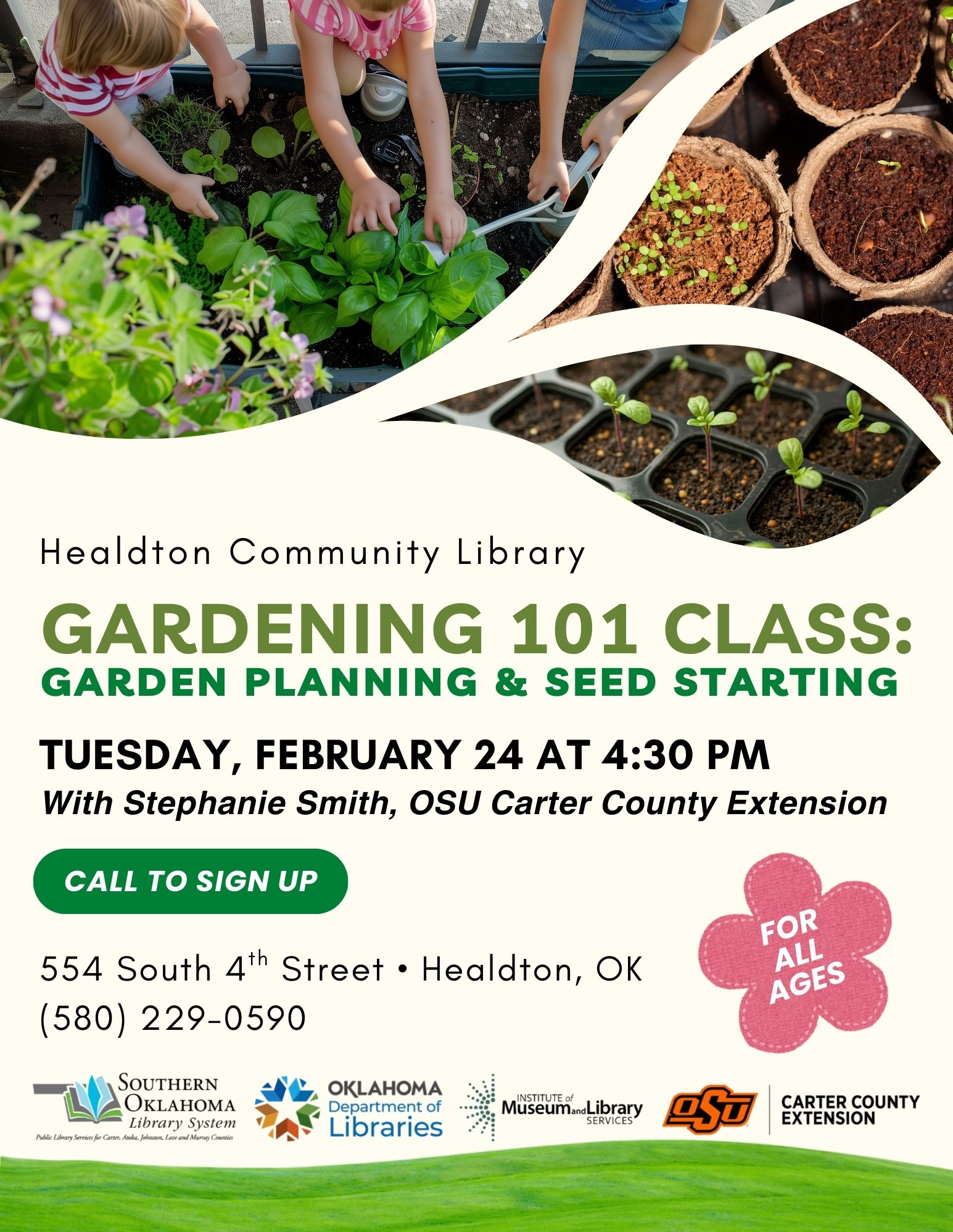 Gardening 101 Garden Planning Flyer 2026