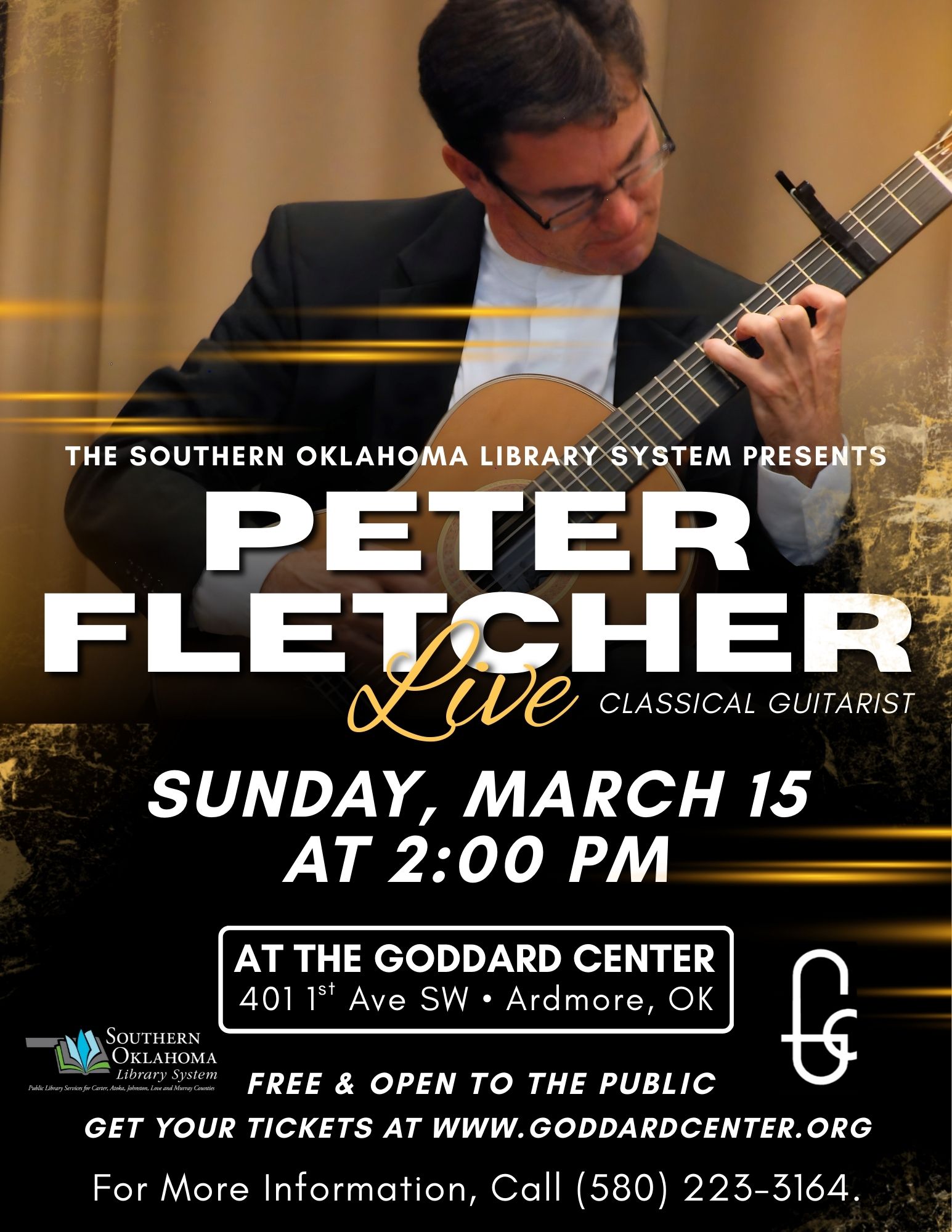 Peter Fletcher Live GC SOLS Flyer 2026