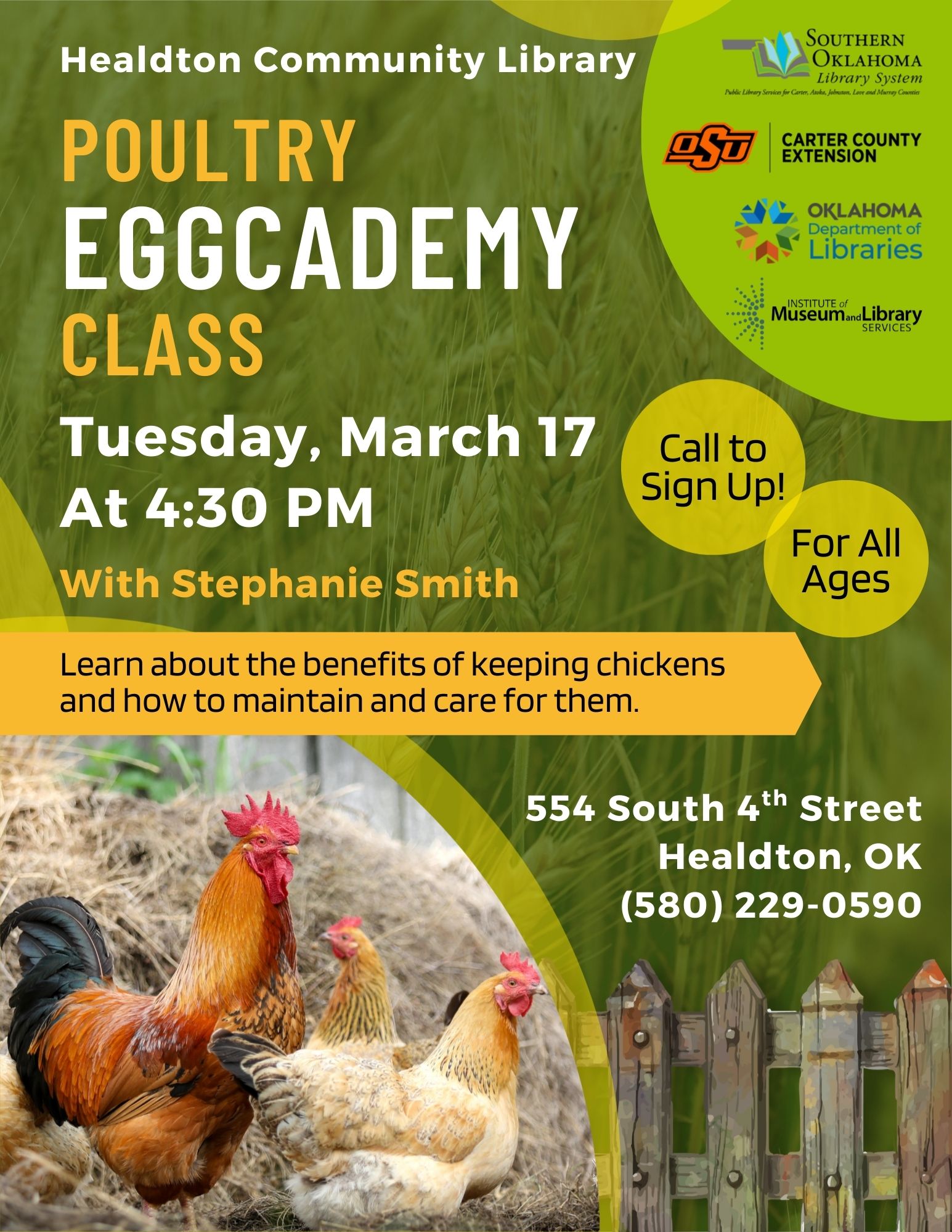 Poultry Eggcademy Class HCL Flyer 2026