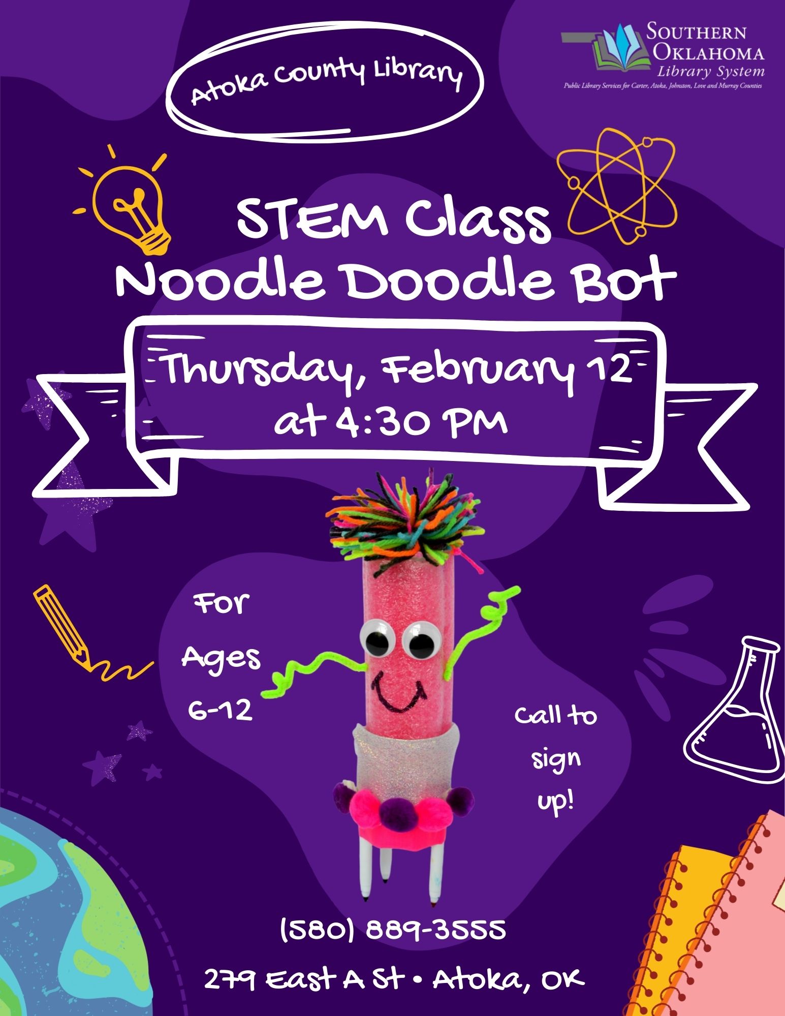 Updated STEM Class- Noodle Doodle Bot ACL