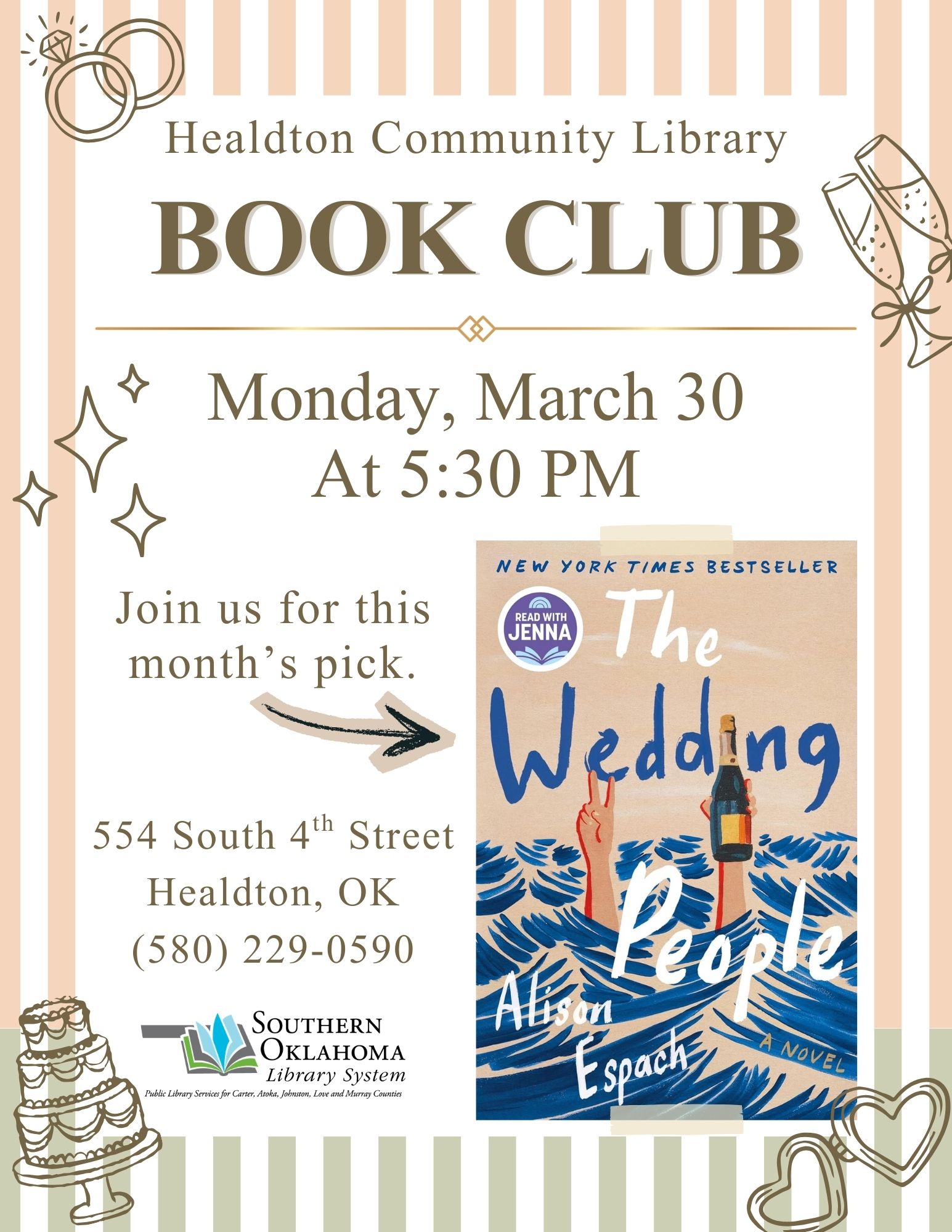 Book Club The Wedding People HCL Flyer 2026
