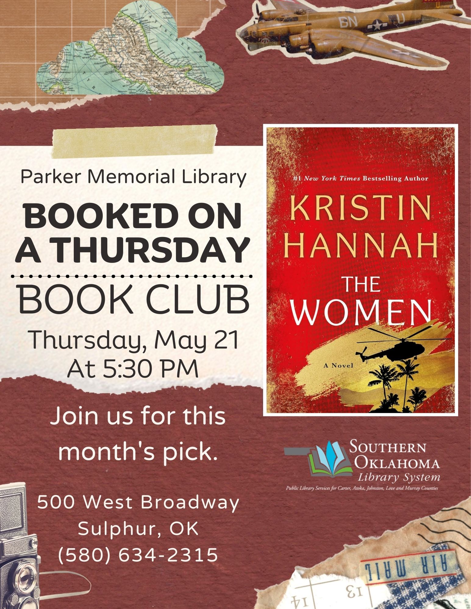 Booked on a Thursday Book Club The Women PML Flyer 2026