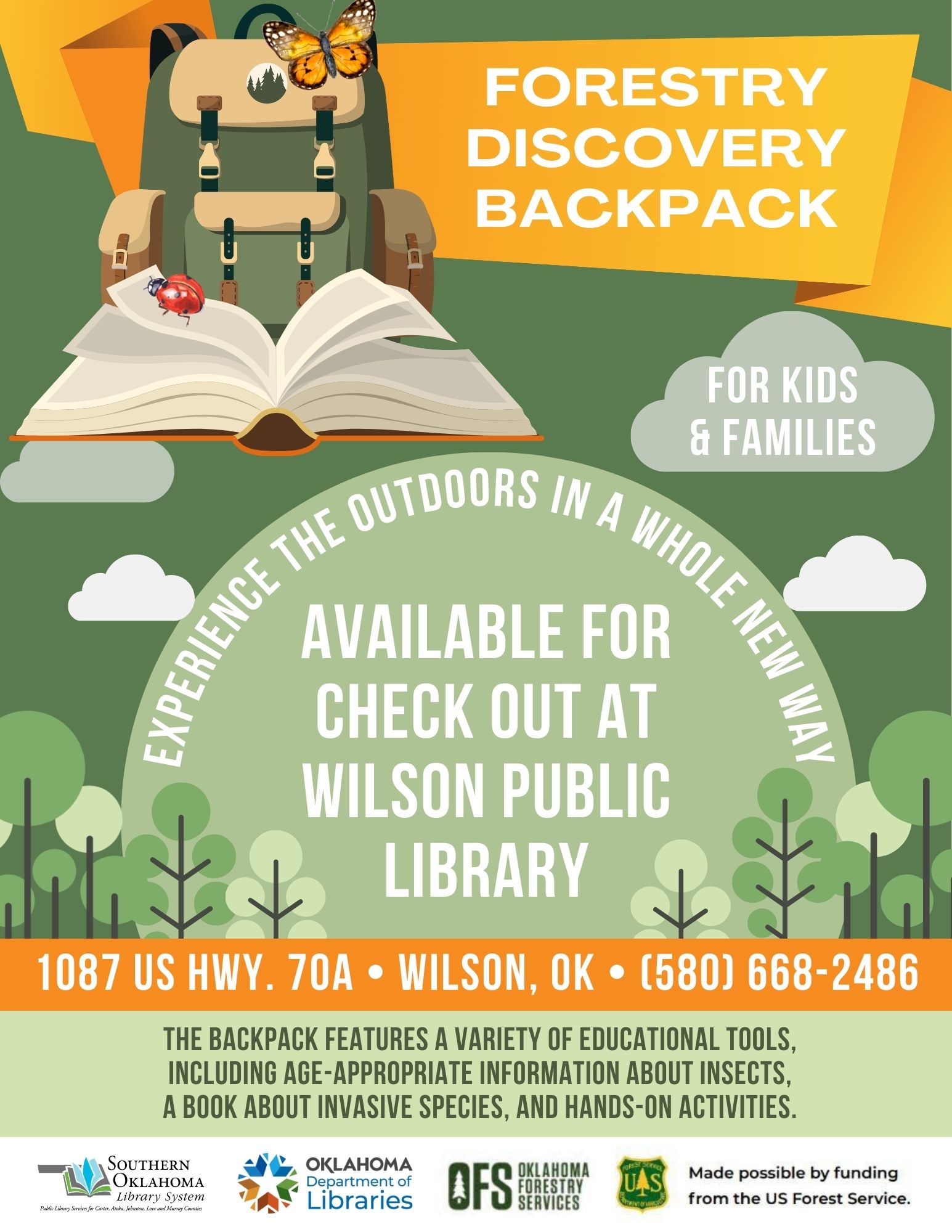 Forestry Discovery Backpack WPL Flyer 2026