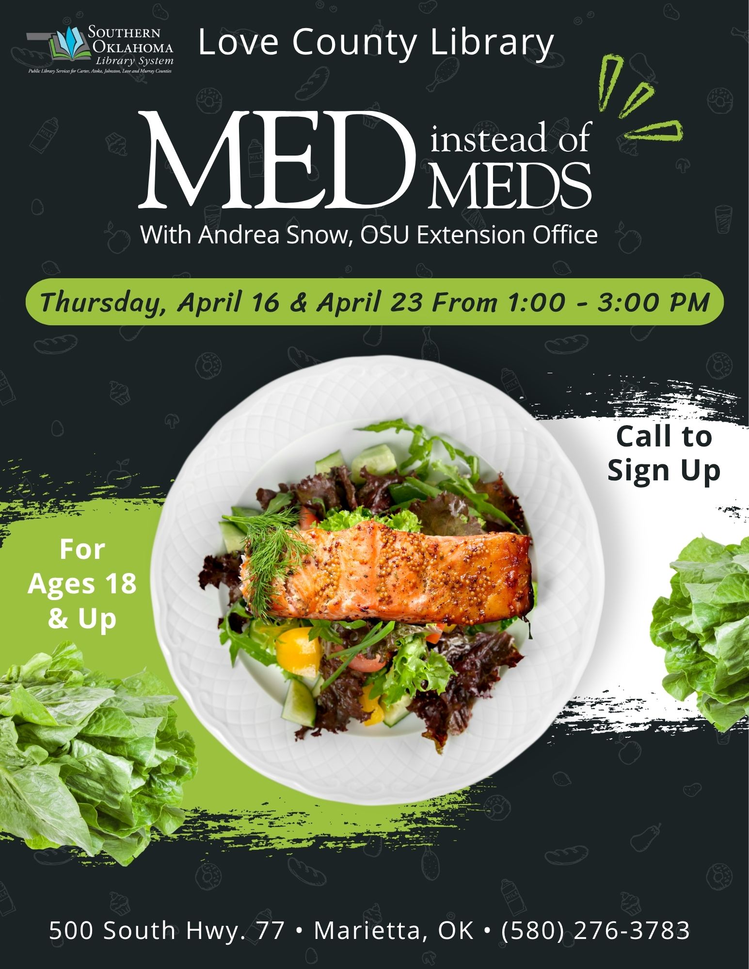 Med instead of Meds LCL Flyer 2026