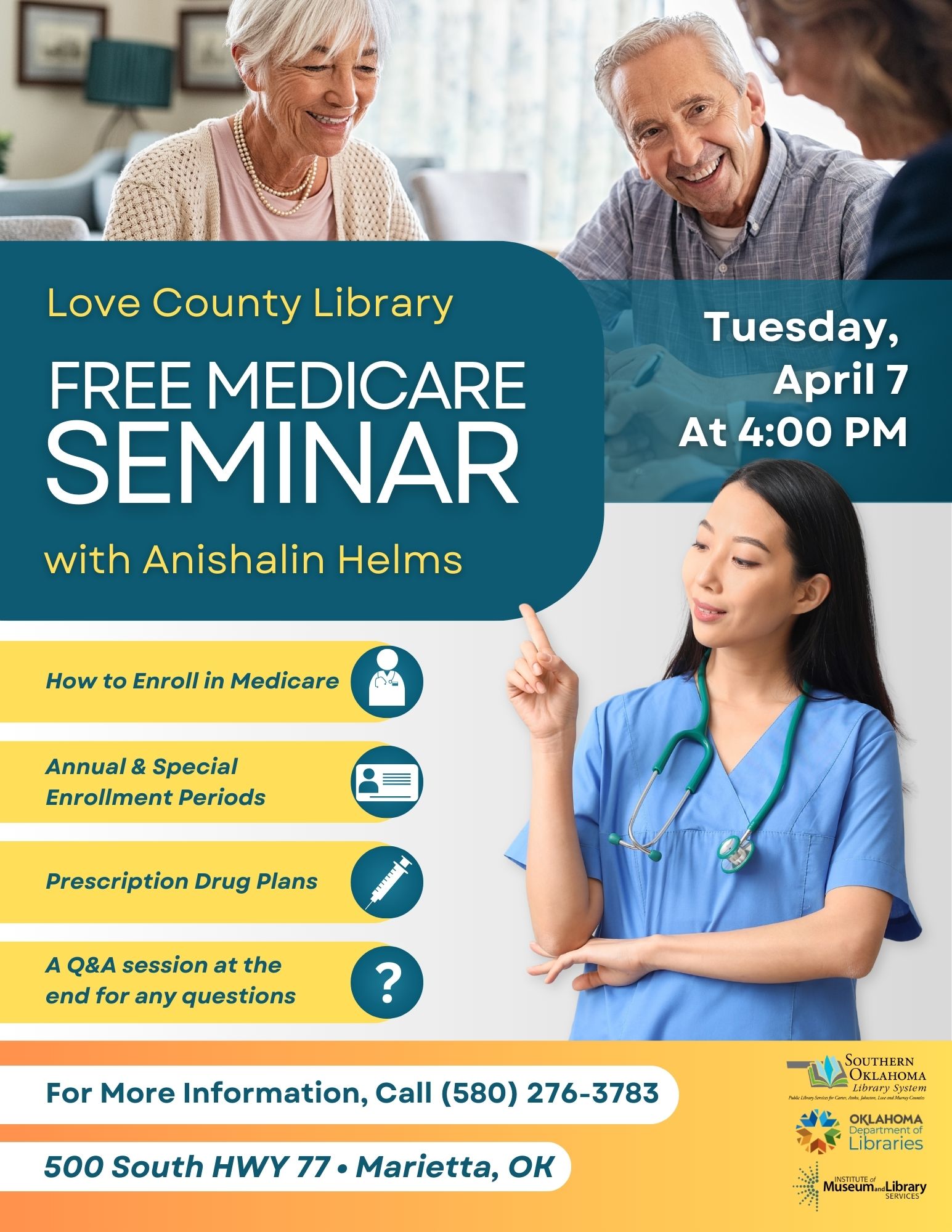 Medicare Seminar LCL Flyer APR 2026