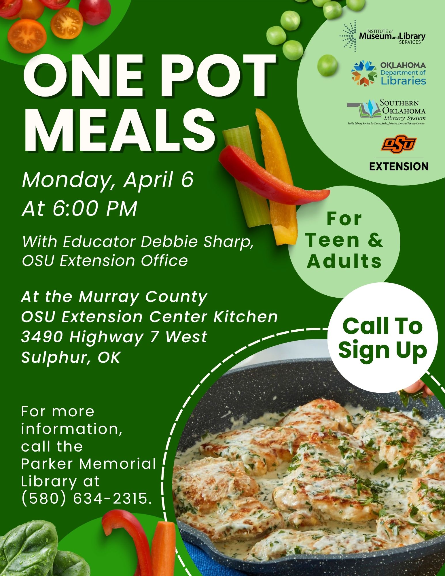 One Pot Meals PML Flyer 2026