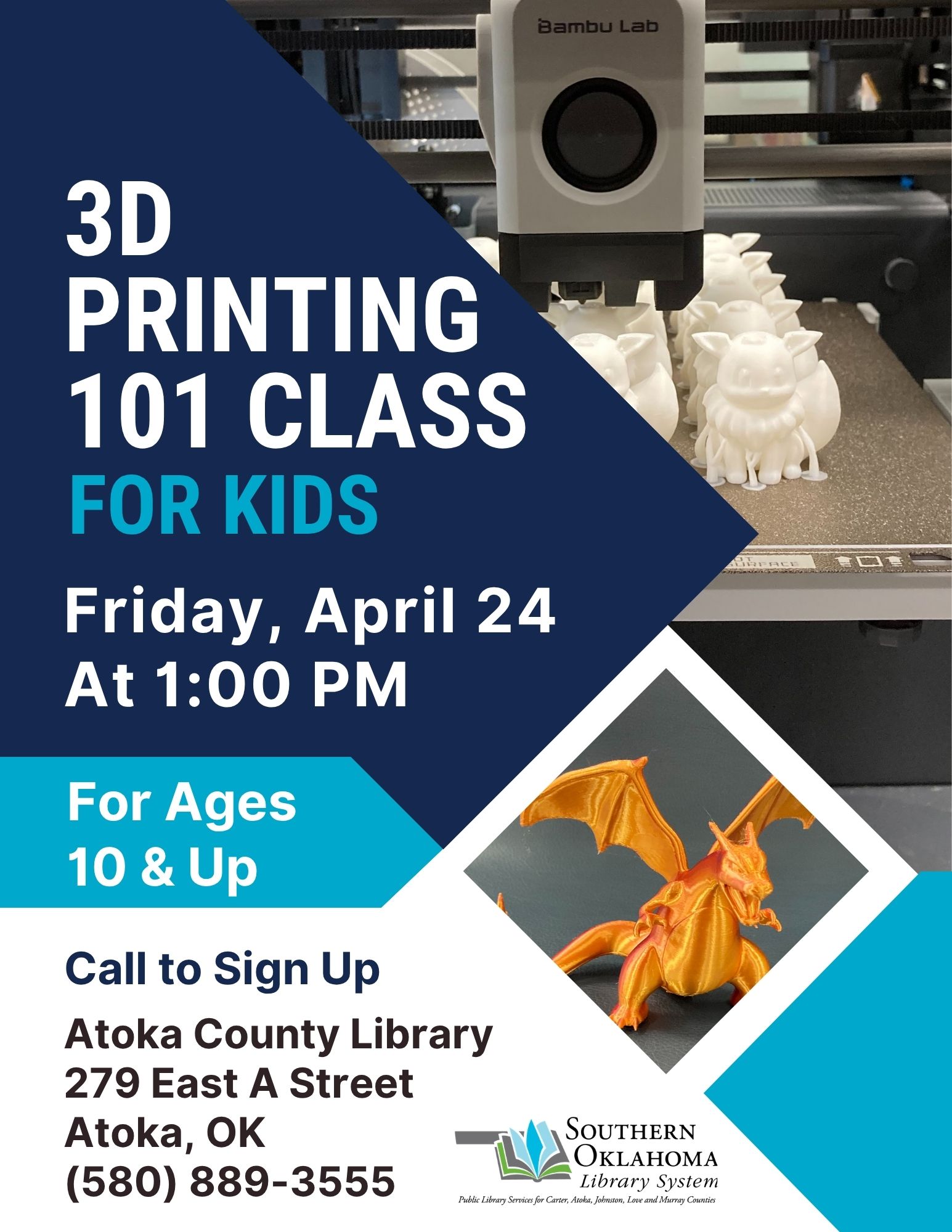 3D Printing 101 Class 2026 ACL Flyer