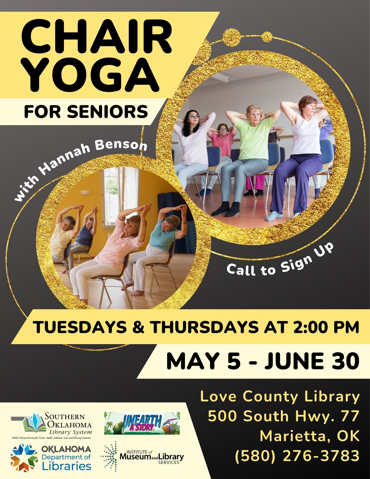 Chair Yoga Classes LCL Flyer SRP 2026