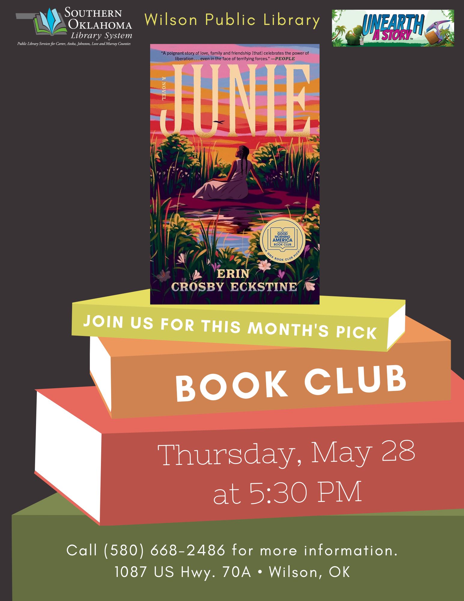 Junie Book Club WPL 2026 Pr Flyer