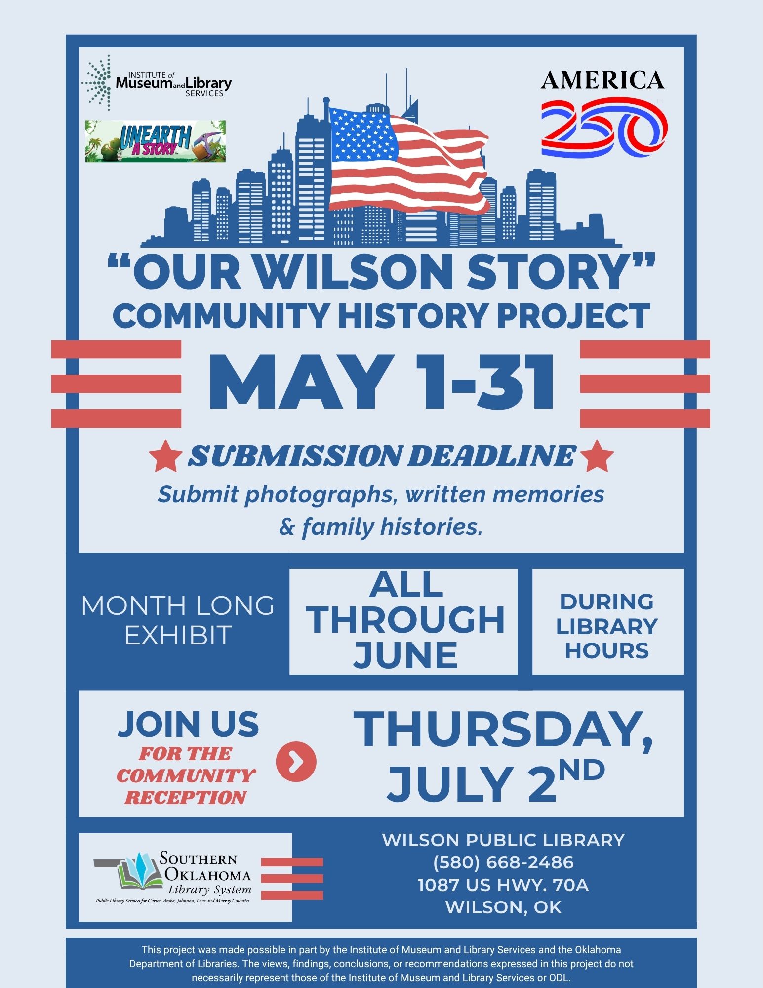 Our Wilson Story WPL Community History Projects 2026