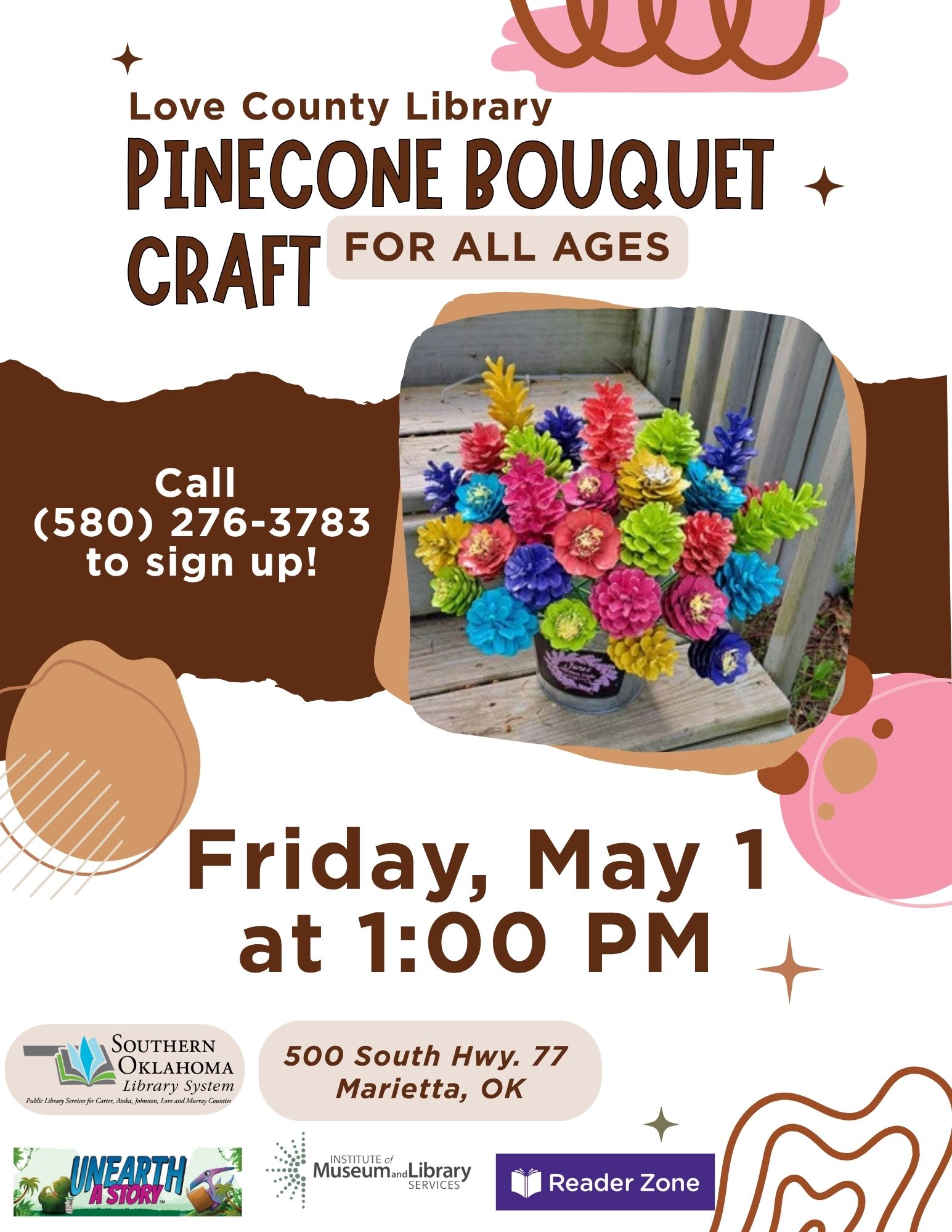PineCone bouquet LCL Flyer PR