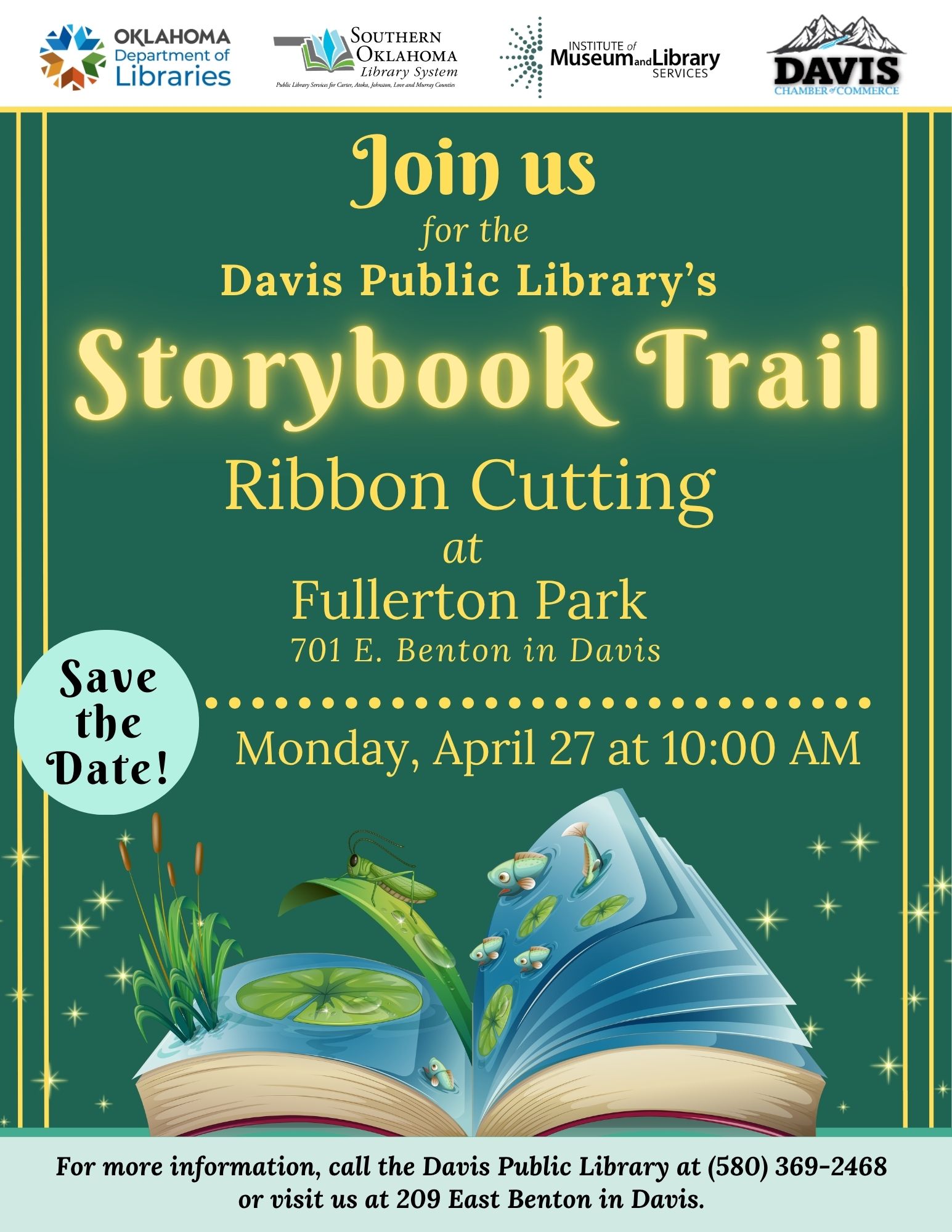 Storybook Trail Ribbon Cutting DPL 2026
