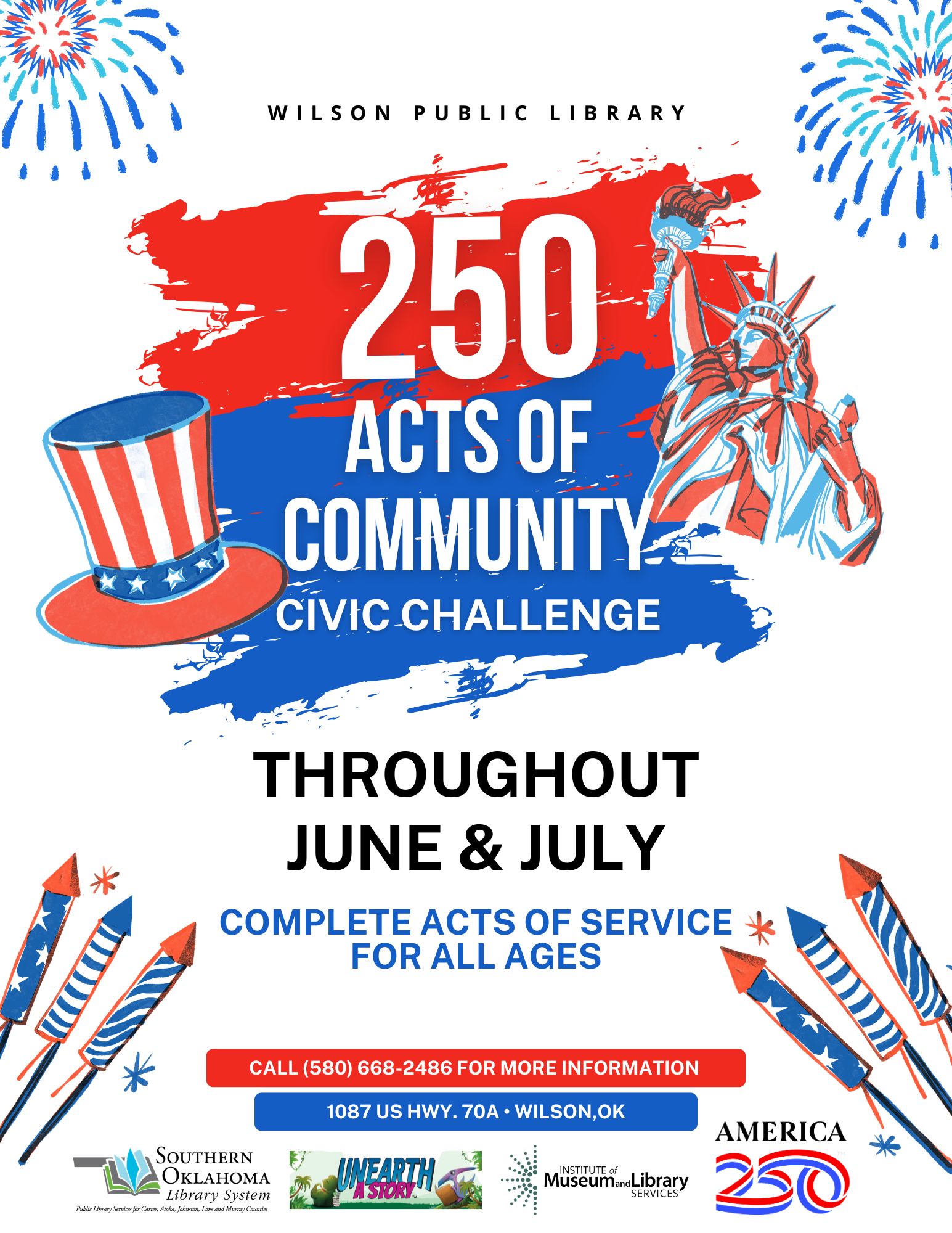 250 Acts of Community WPL 2026 Pr Flyer
