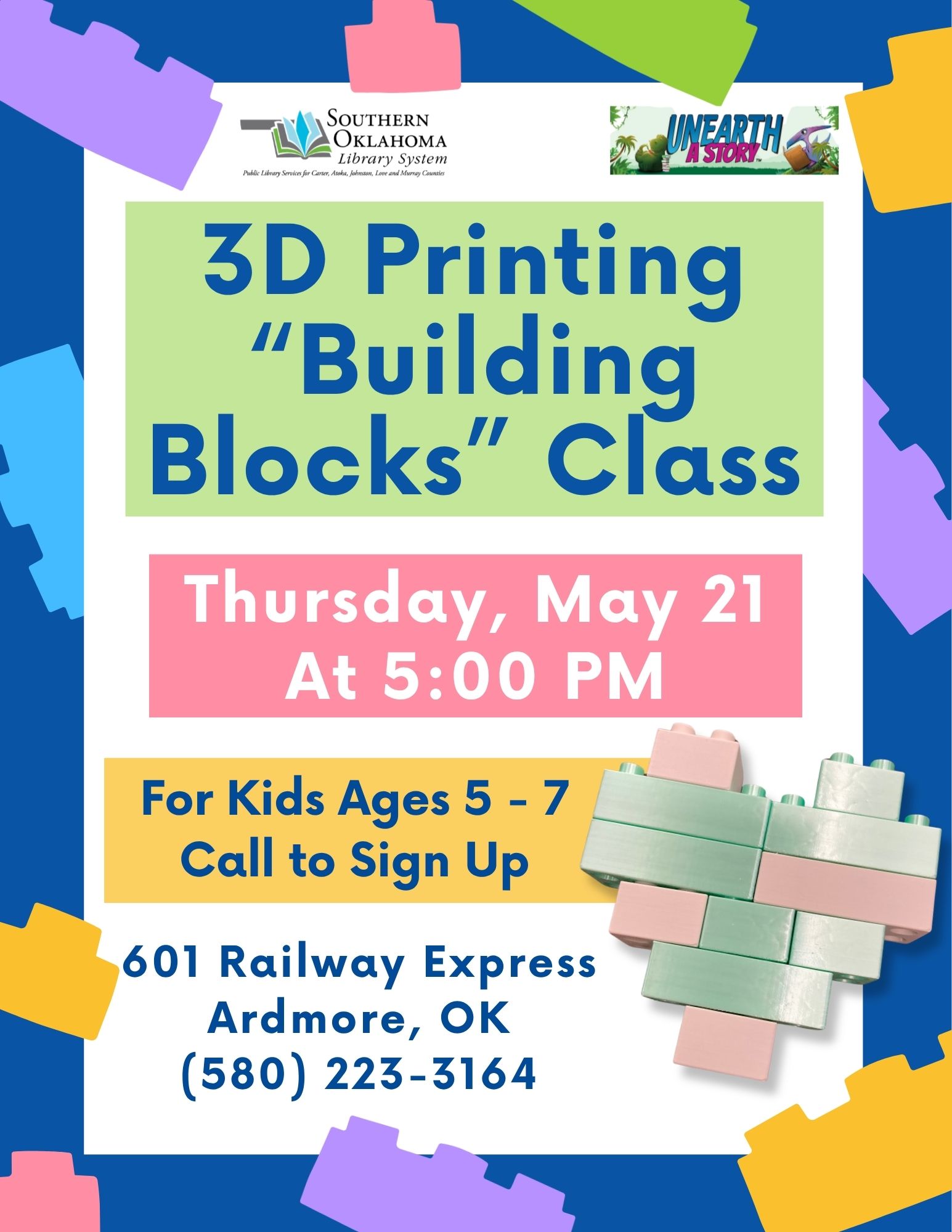 3D Printing Building Blocks Class CPL Flyer SRP 2026