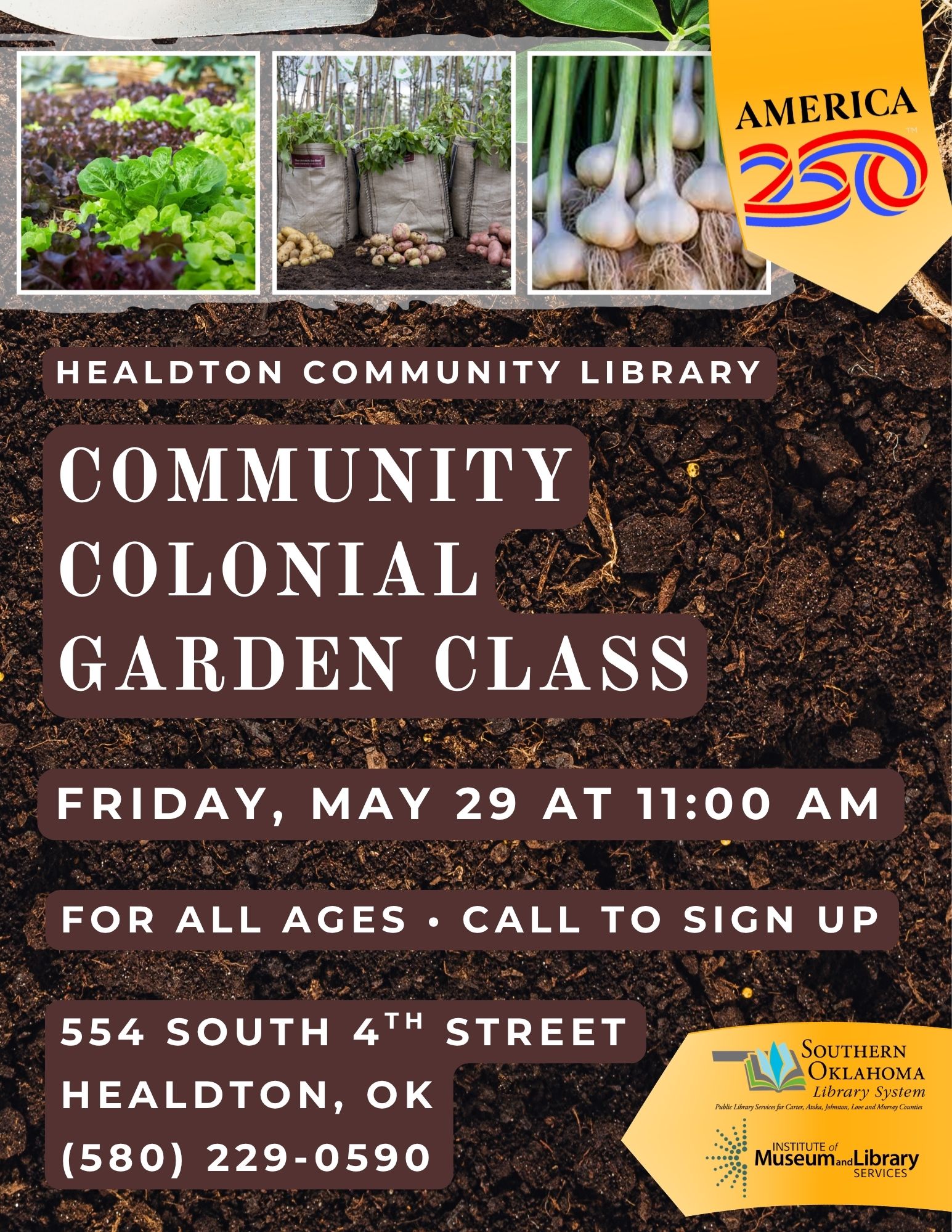 Community Colonial Garden Class HCL Flyer SRP 2026