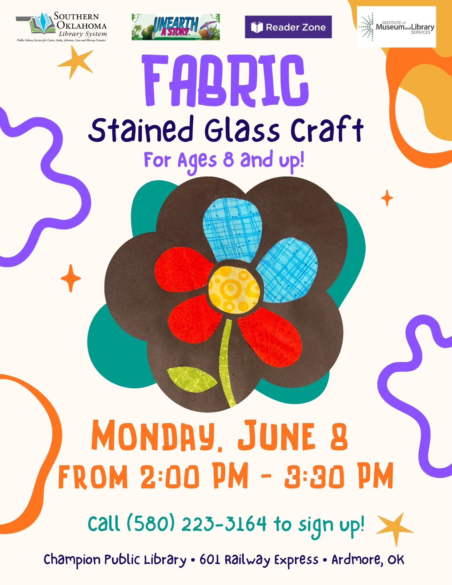 Fabric Stained Glass CPL PR Flyer