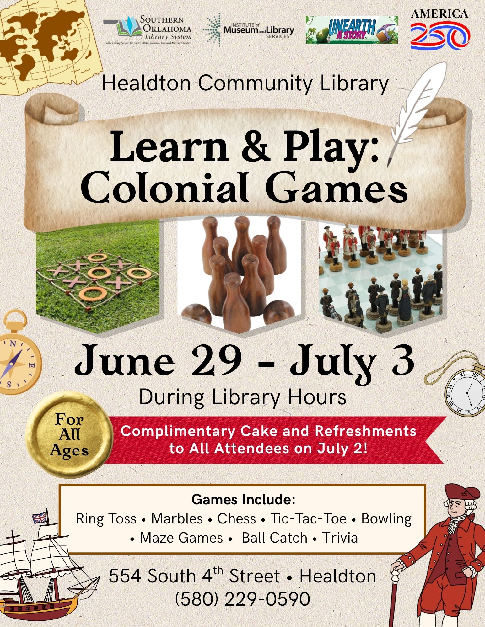 Learn & Play Colonial Games HCL Flyer SRP A250 2026