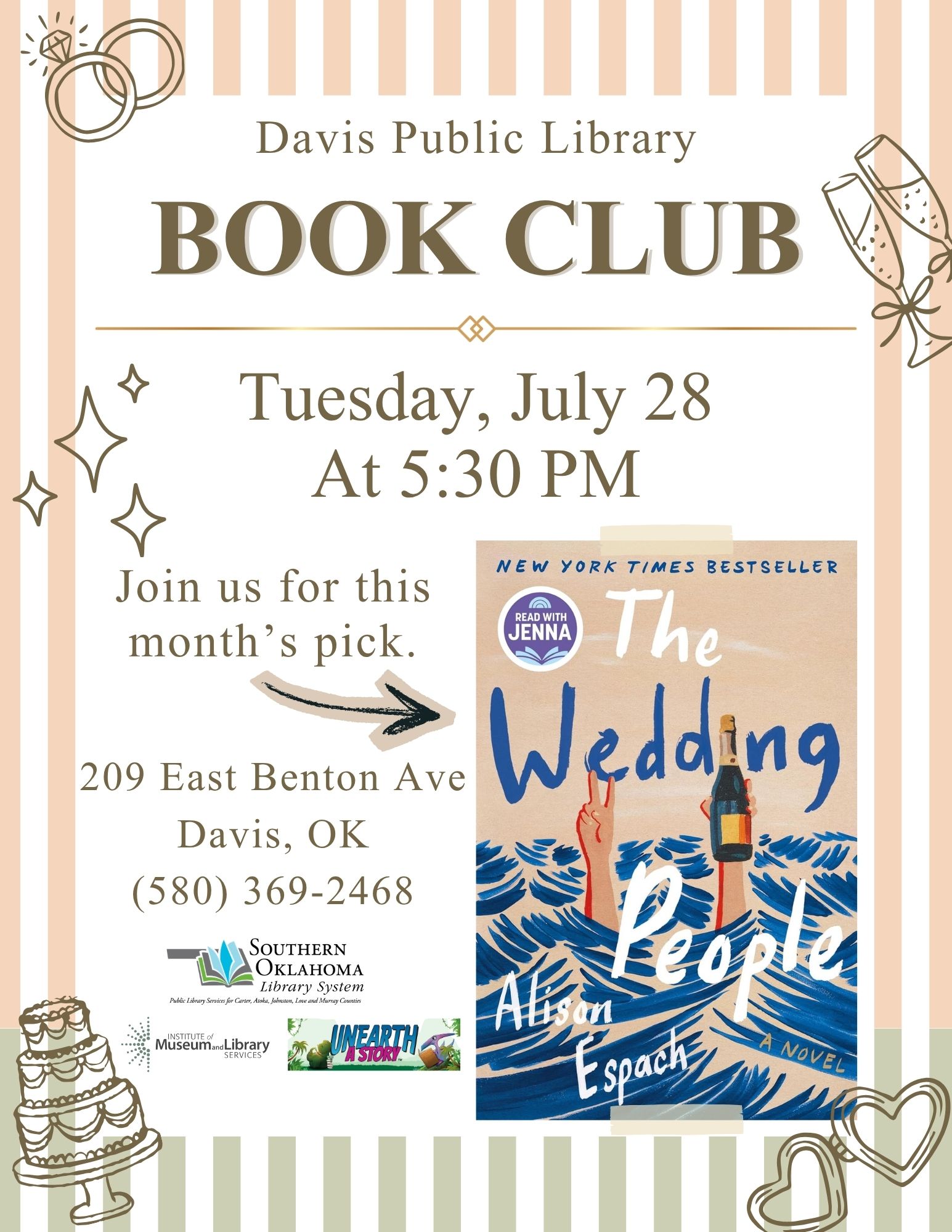 Book Club The Wedding People DPL Flyer 2026