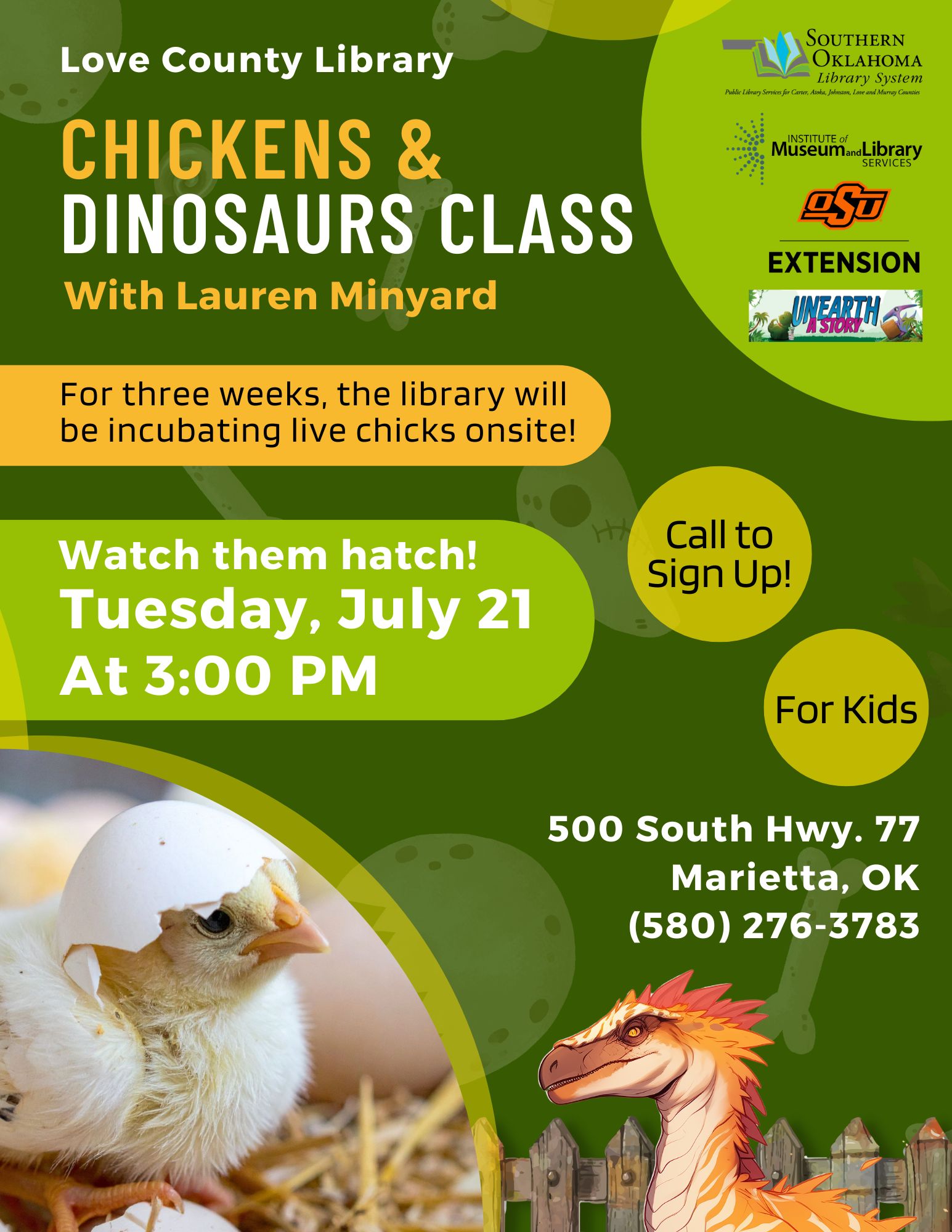 Chickens & Dinosaurs LCL Flyer SRP 2026