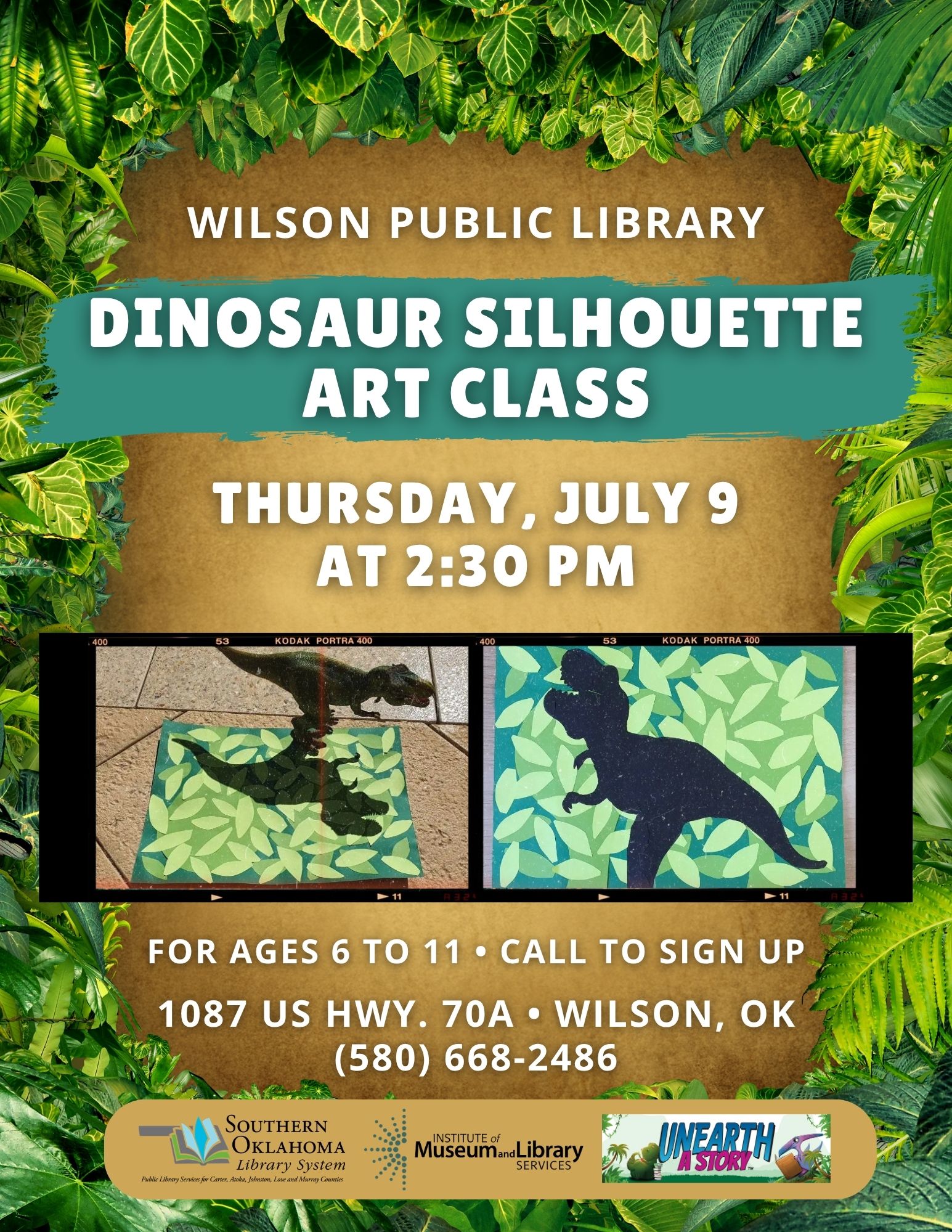 Dino Silhouette Art WPL Flyer SRP 2026