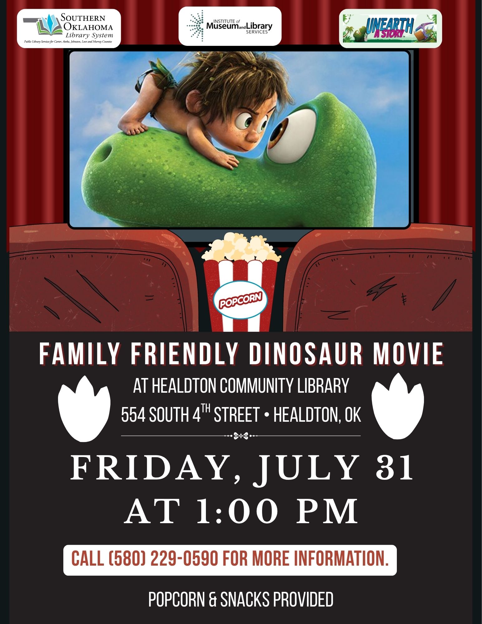 Dinosaur Movie Event HCL 2026 Pr Flyer