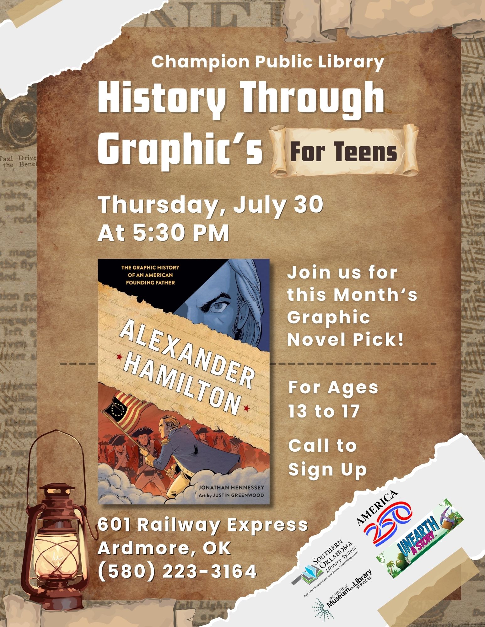 History Through Graphics Alexander Hamilton CPL Flyer A250 SRP 2026